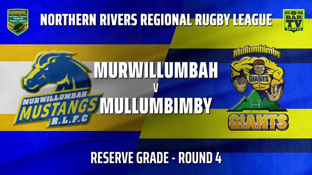 210523-NRRRL Round 4 - Reserve Grade - Murwillumbah Mustangs v Mullumbimby Giants Slate Image