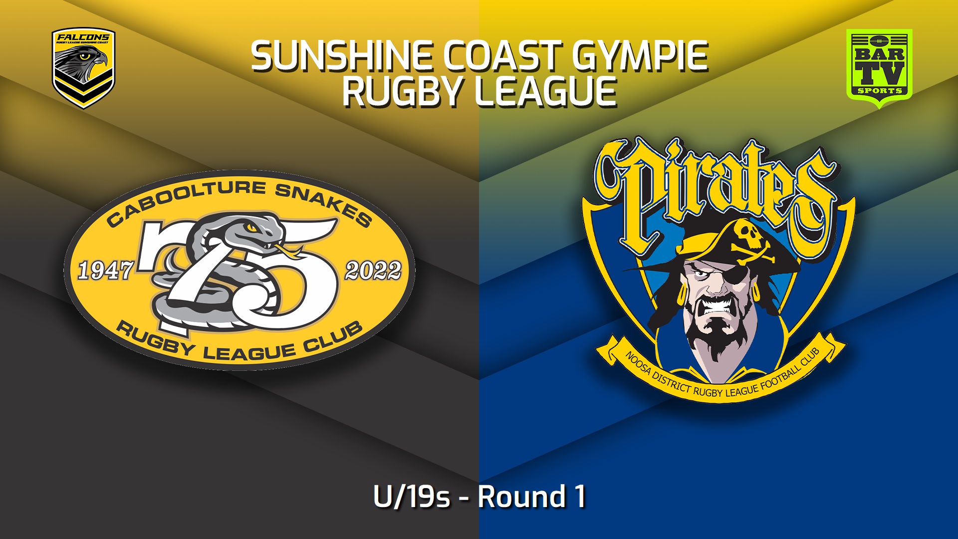230325-Sunshine Coast RL Round 1 - U/19s - Caboolture Snakes v Noosa Pirates Slate Image