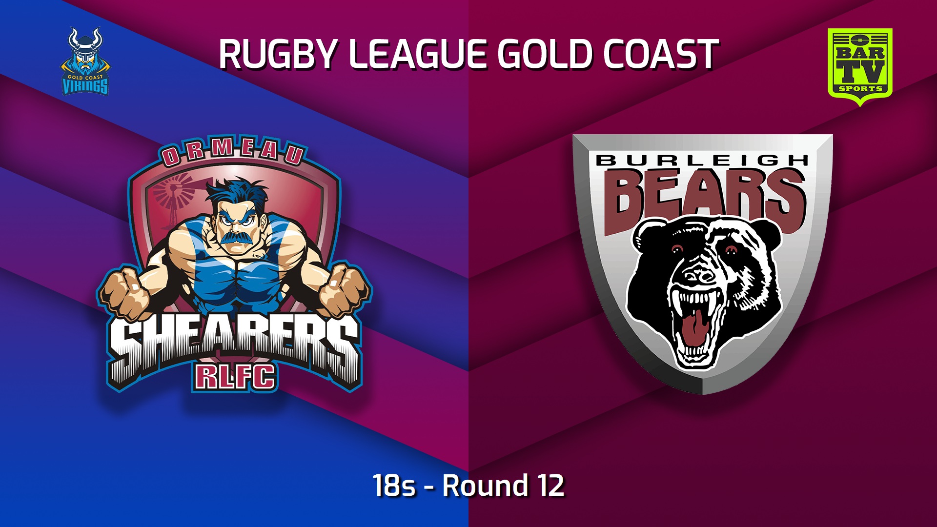 220702-Gold Coast Round 12 - 18s - Ormeau Shearers v Burleigh Bears Slate Image