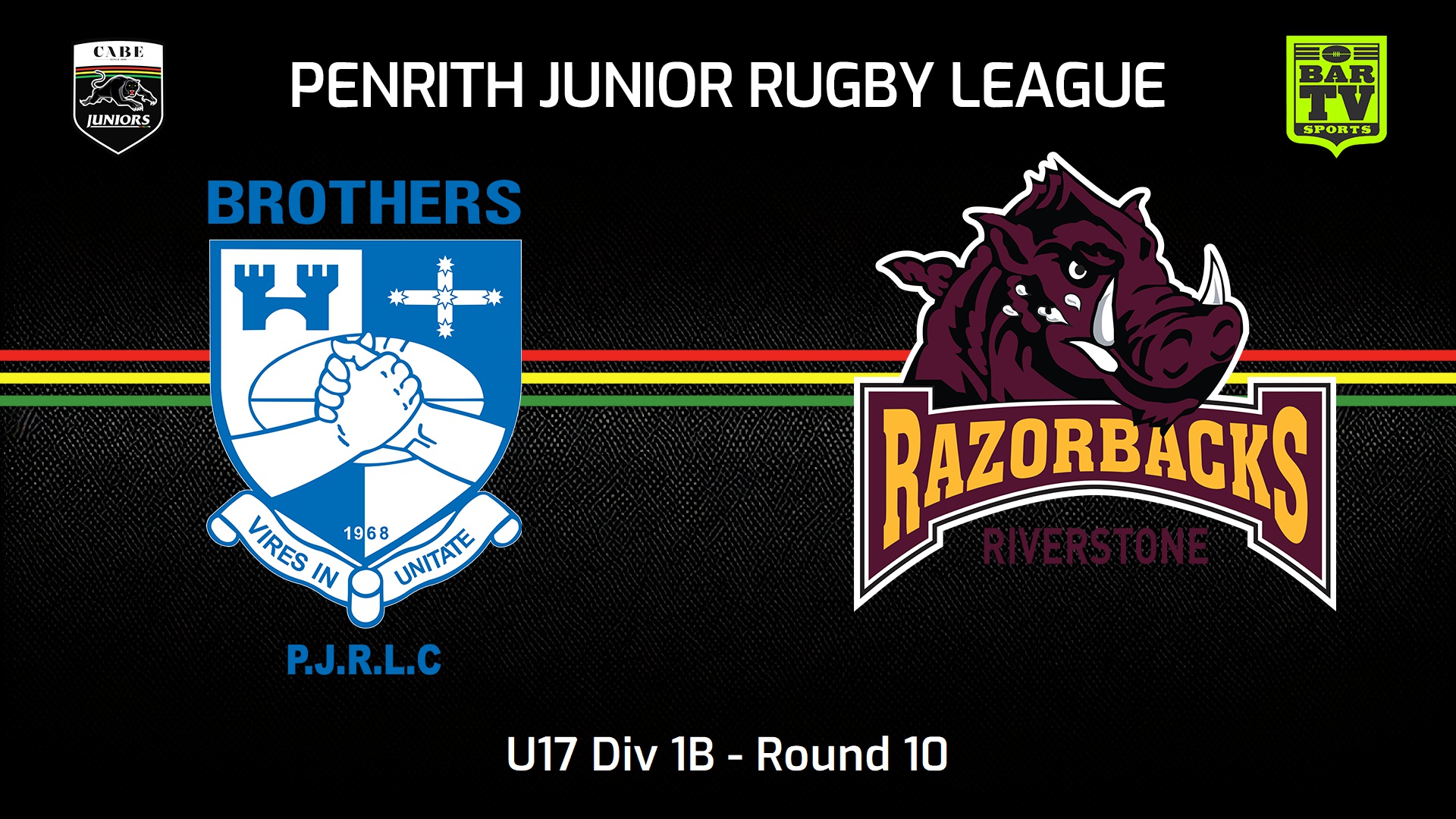 240622-video-Penrith & District Junior Rugby League Round 10 - U17 Div 1B - Brothers v Riverstone Razorbacks Slate Image