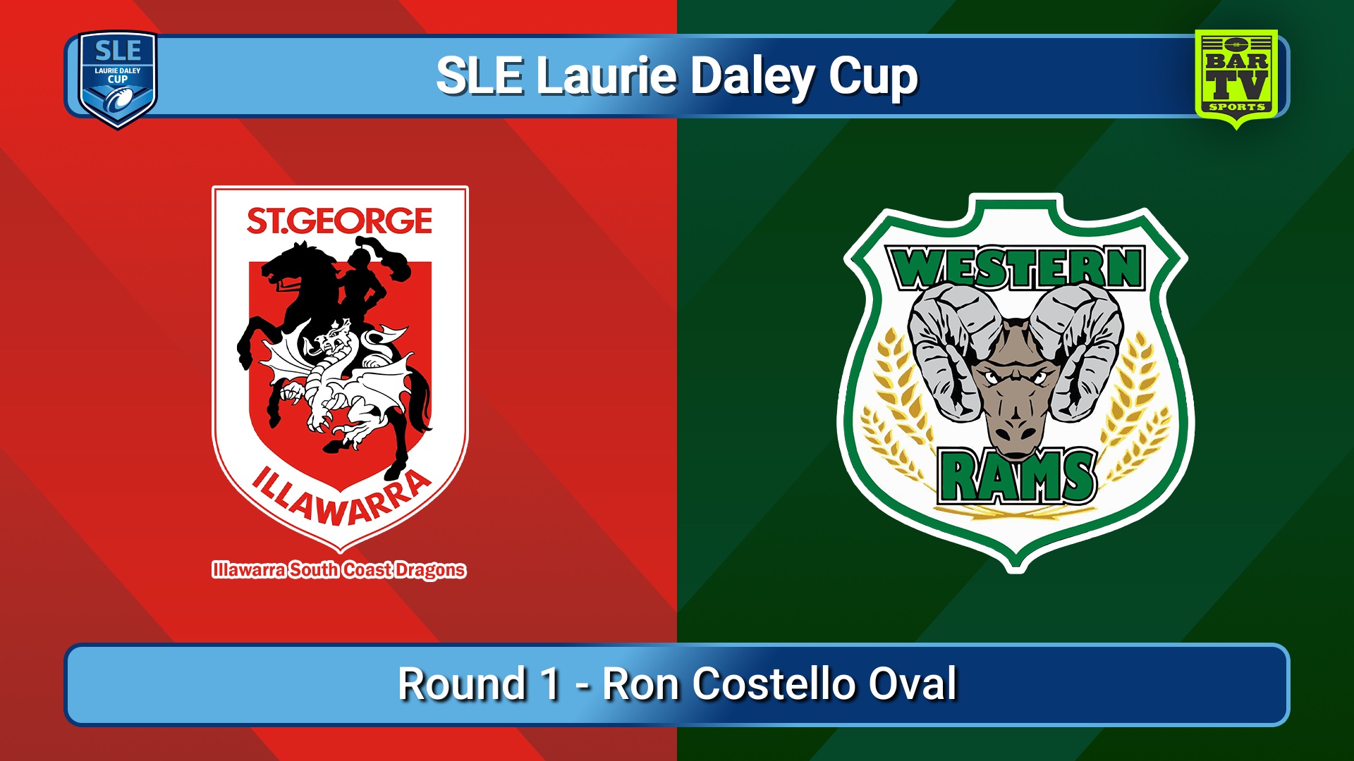 250209-video-SLE Laurie Daley Cup Round 1 - Illawarra South Coast Dragons v Western Rams Slate Image