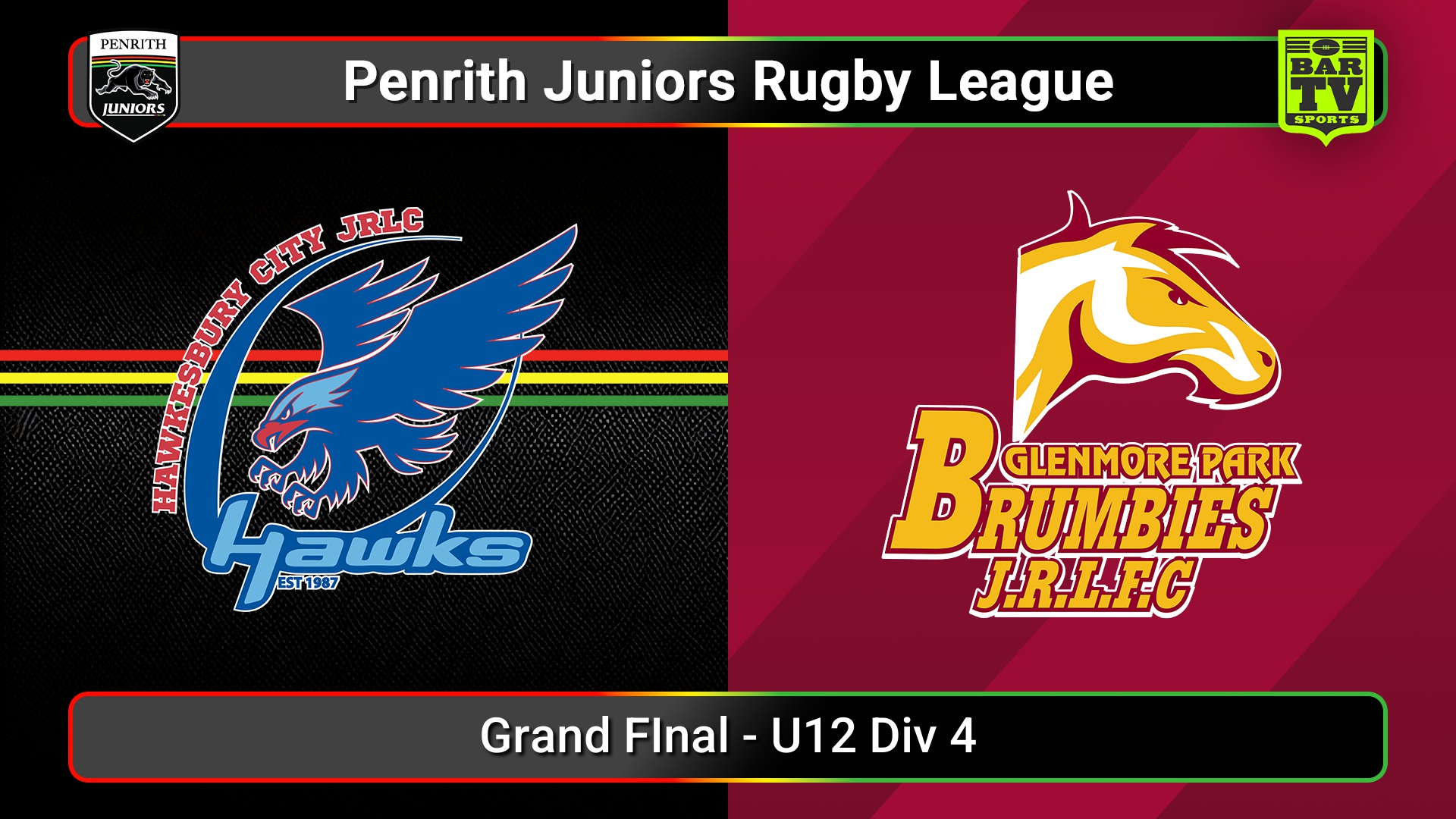 250913-video-Penrith & District Junior Rugby League Grand FInal - U12 Div 4 - Hawkesbury City v Glenmore Park Slate Image