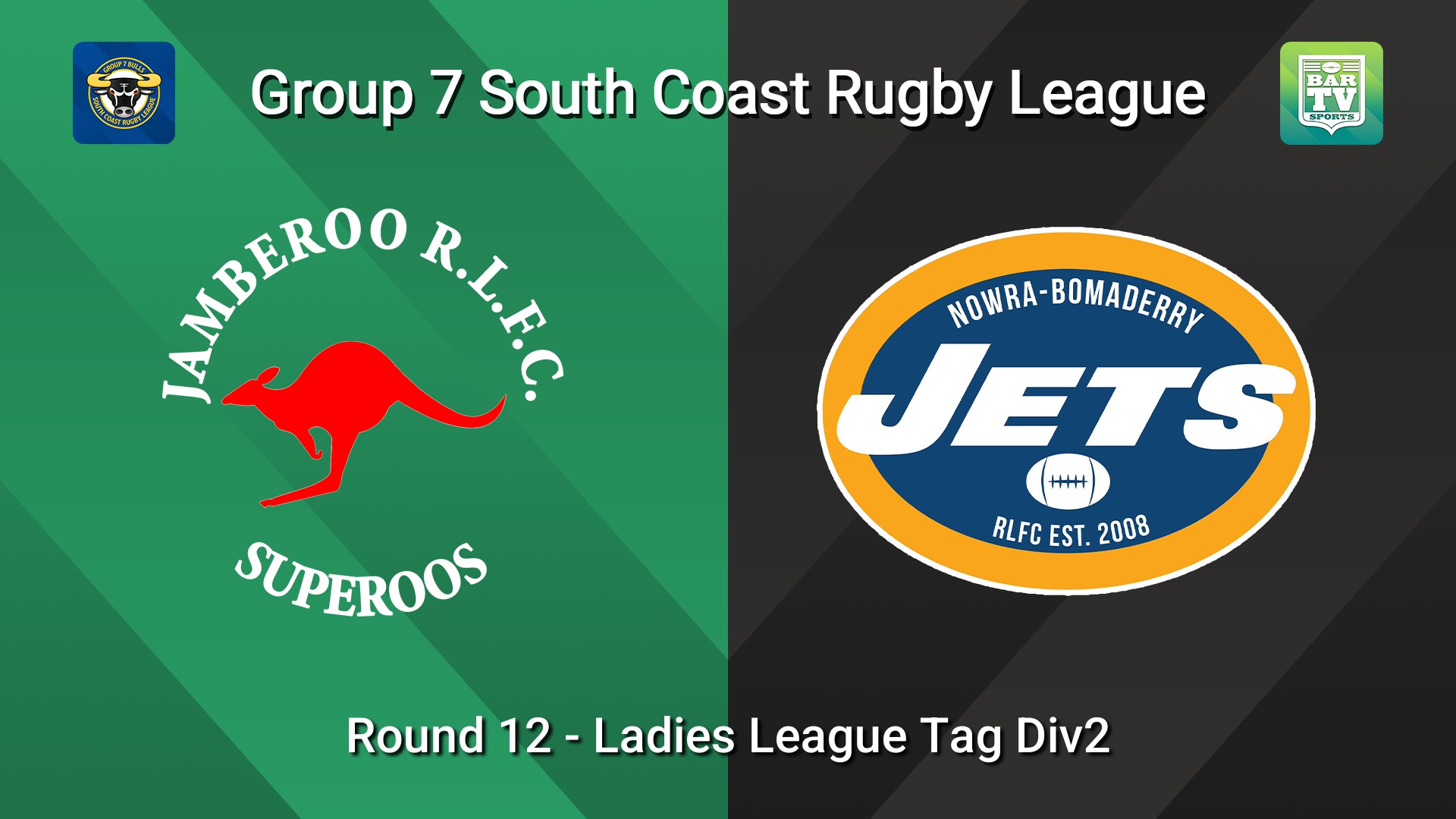260718-video-South Coast Round 12 - Ladies League Tag Div2 - Jamberoo Superoos v Nowra-Bomaderry  Slate Image