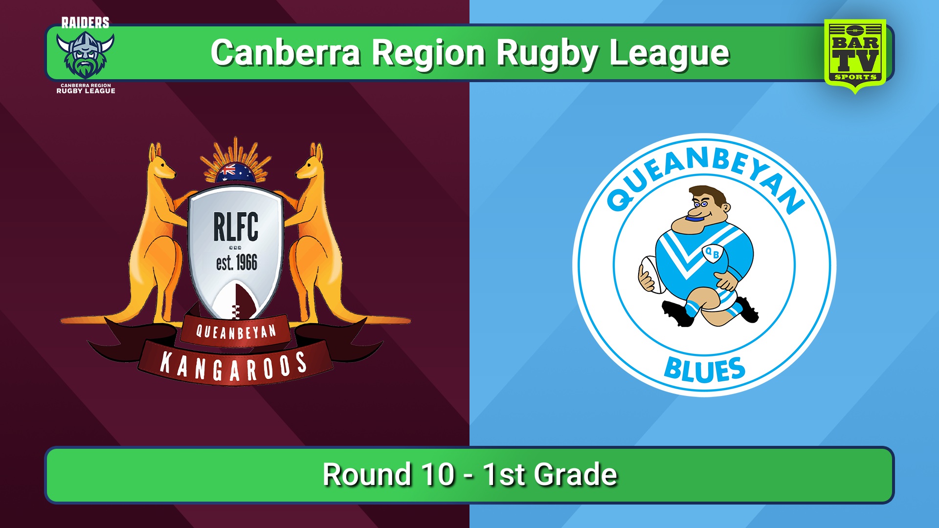250621-video-Canberra Round 10 - 1st Grade - Queanbeyan Kangaroos v Queanbeyan Blues Slate Image