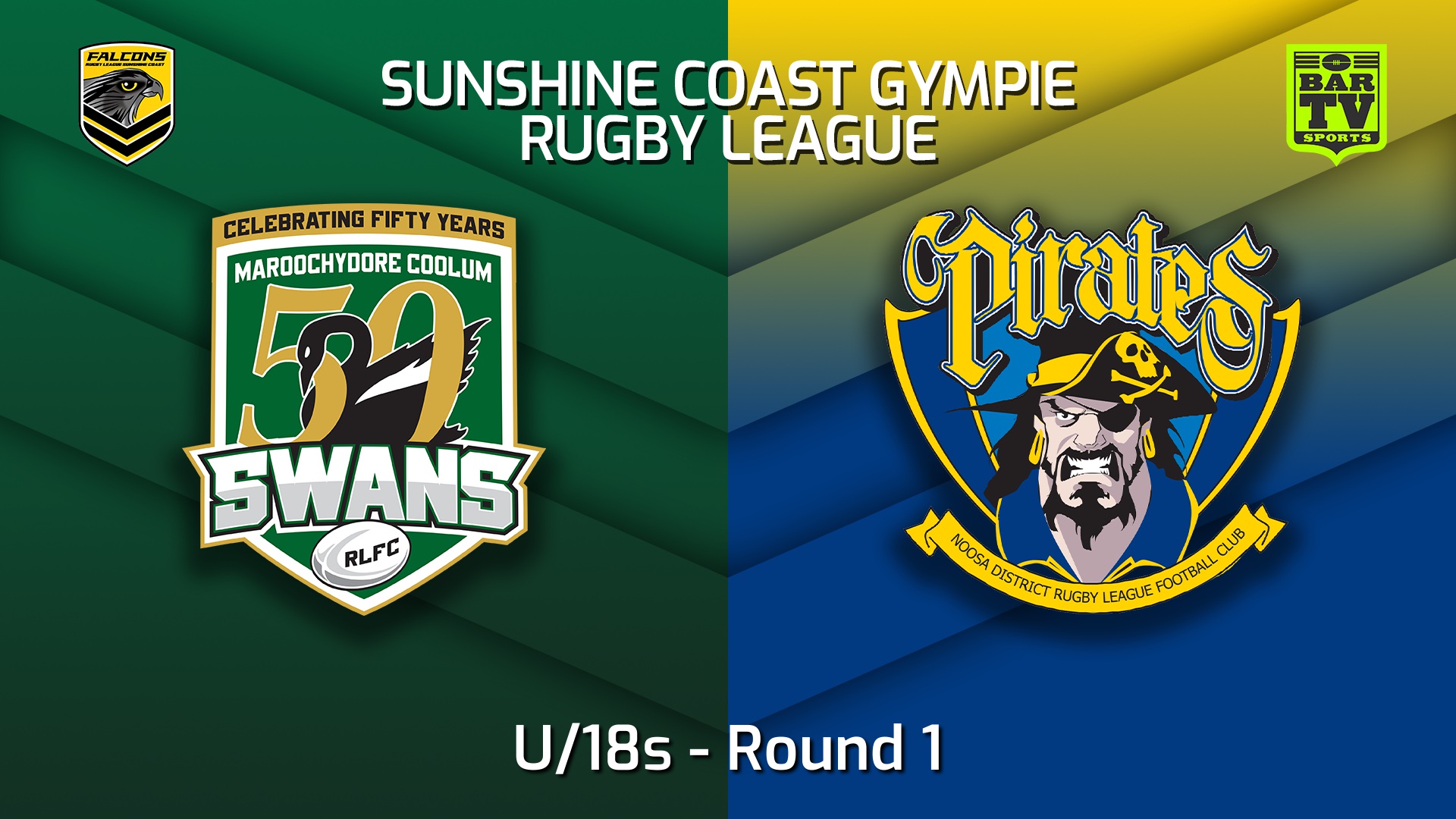 220403-2022 Sunshine Coast Gympie Rugby League Round 1 - U/18s - Maroochydore Swans v Noosa Pirates Slate Image