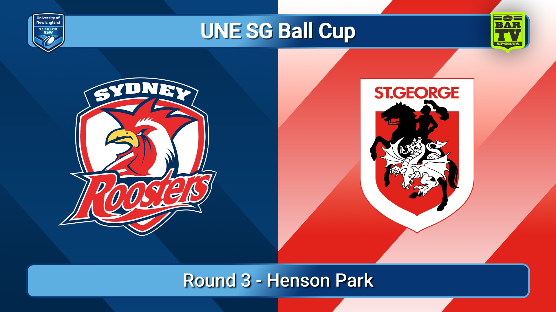 250215-video-UNE SG Ball Cup Round 3 - Sydney Roosters v St George Dragons Slate Image