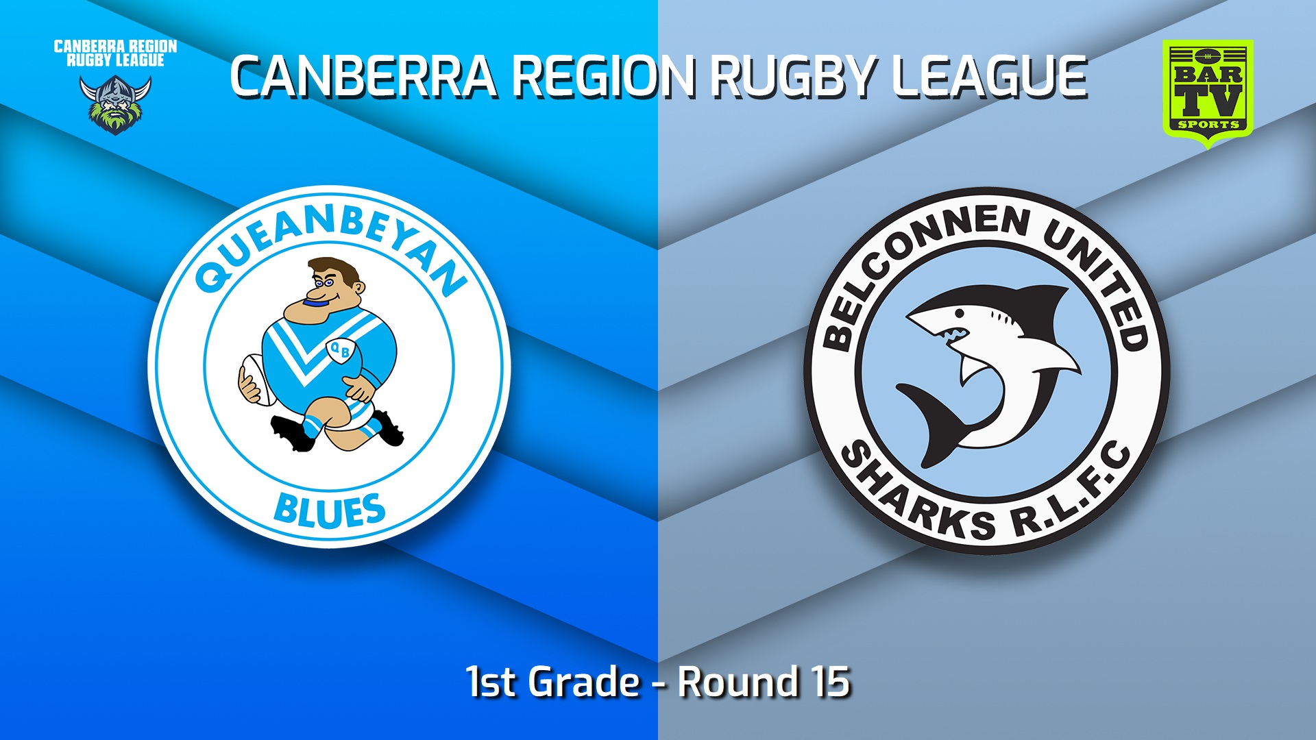 220730-Canberra Round 15 - 1st Grade - Queanbeyan Blues v Belconnen United Sharks Slate Image