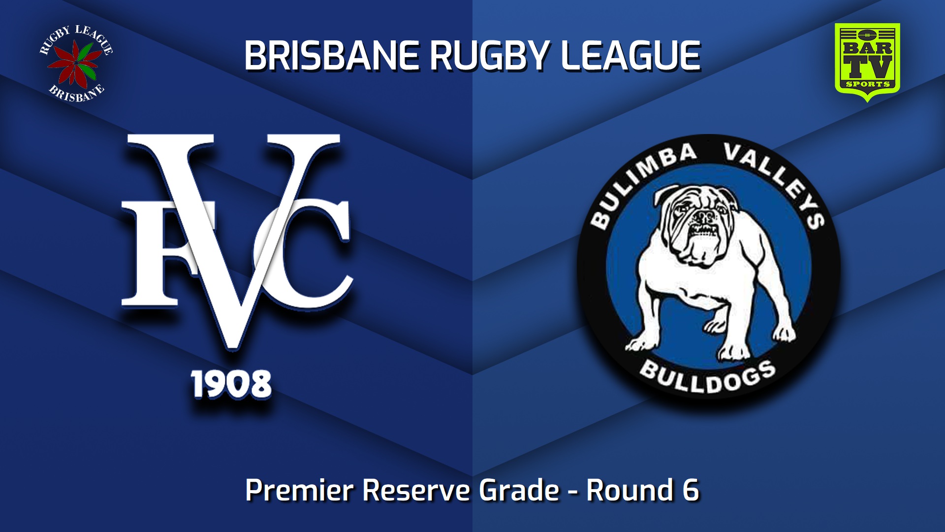 230506-BRL Round 6 - Premier Reserve Grade - Valleys Diehards v Bulimba Valleys Bulldogs Slate Image