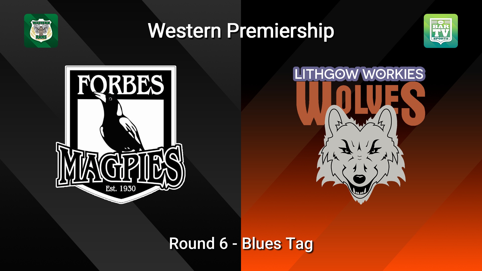 260524-video-Western Premiership Round 6 - Blues Tag - Forbes Magpies v Lithgow Workies Wolves Slate Image