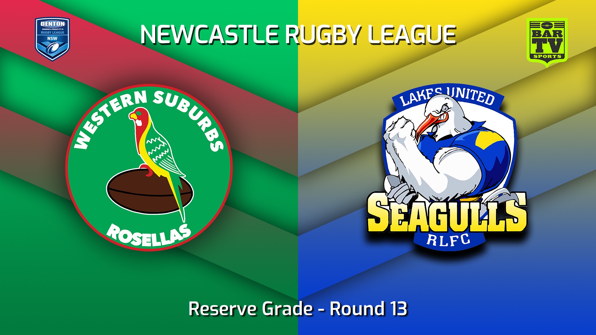 230625-Newcastle RL Round 13 - Reserve Grade - Western Suburbs Rosellas v Lakes United Seagulls Slate Image