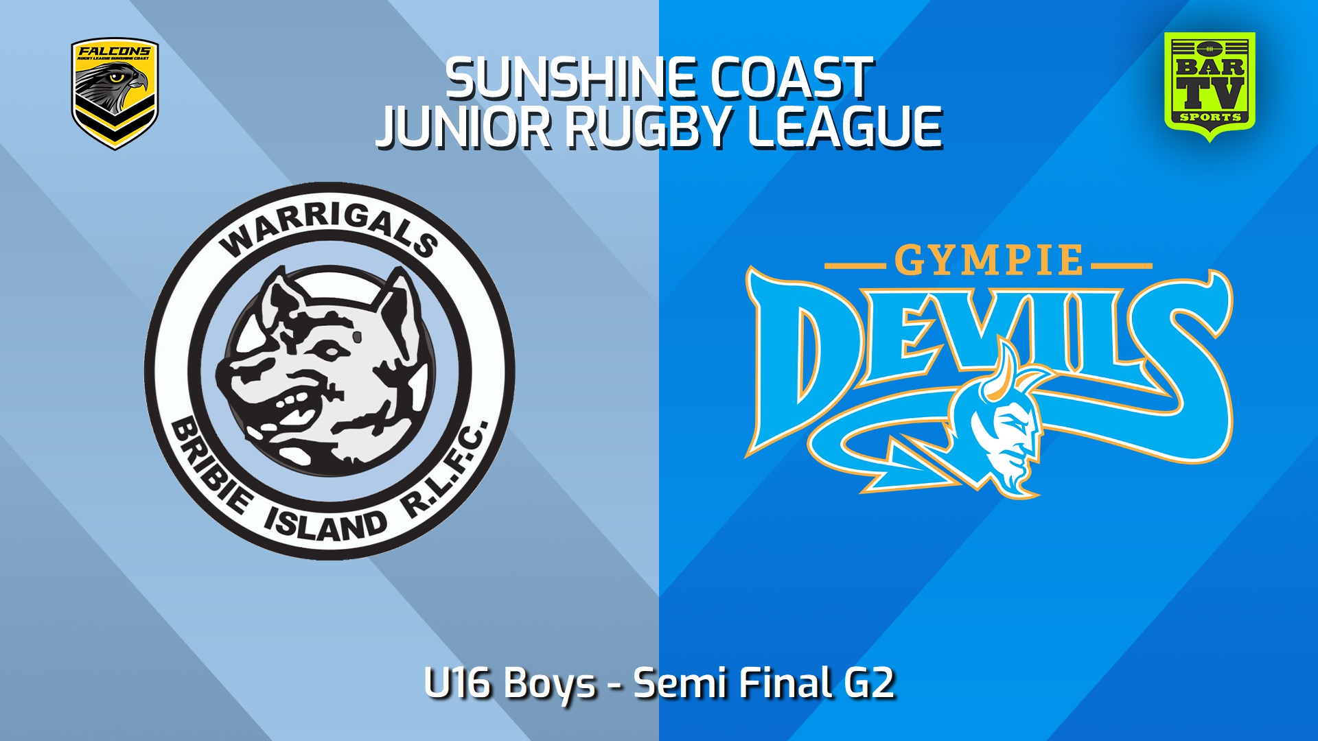 240823-video-Sunshine Coast Junior Rugby League Semi Final G2 - U16 Boys - Bribie Island Warrigals JRL v Gympie Devils JRL Slate Image