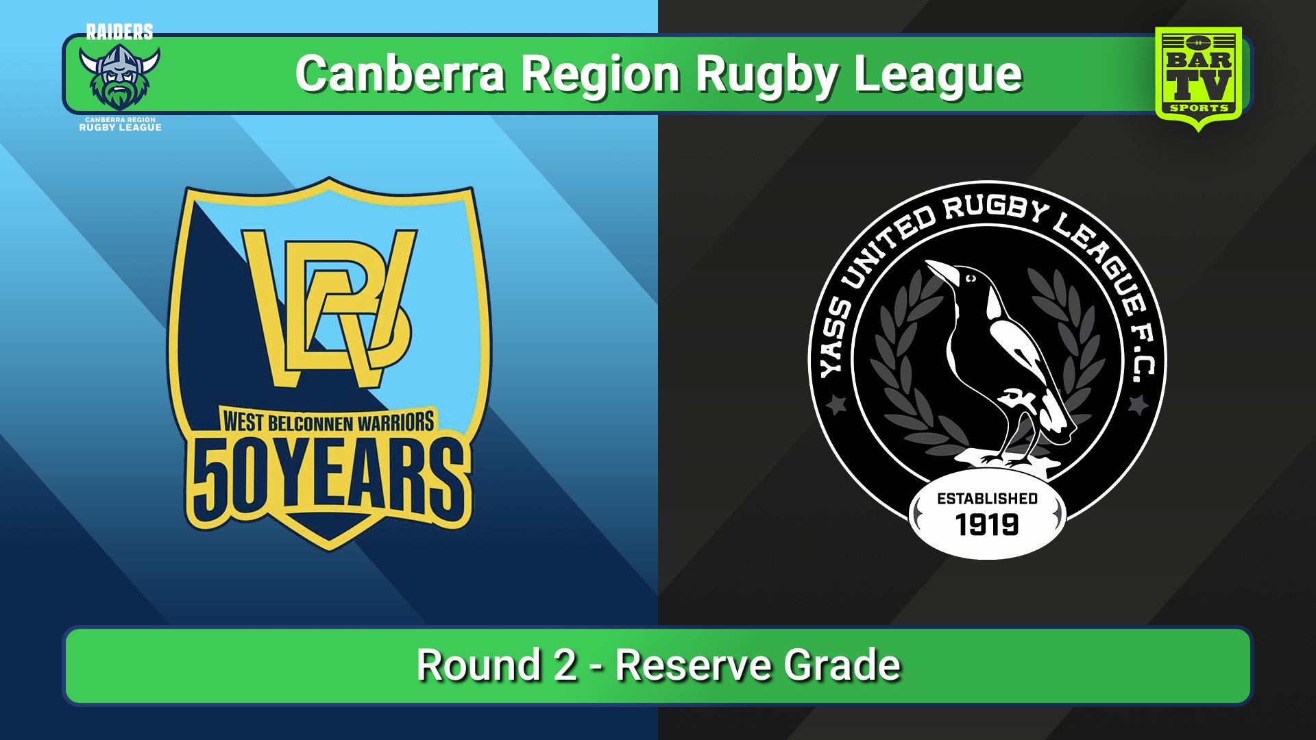 250412-video-Canberra Round 2 - Reserve Grade - West Belconnen Warriors v Yass Magpies Slate Image