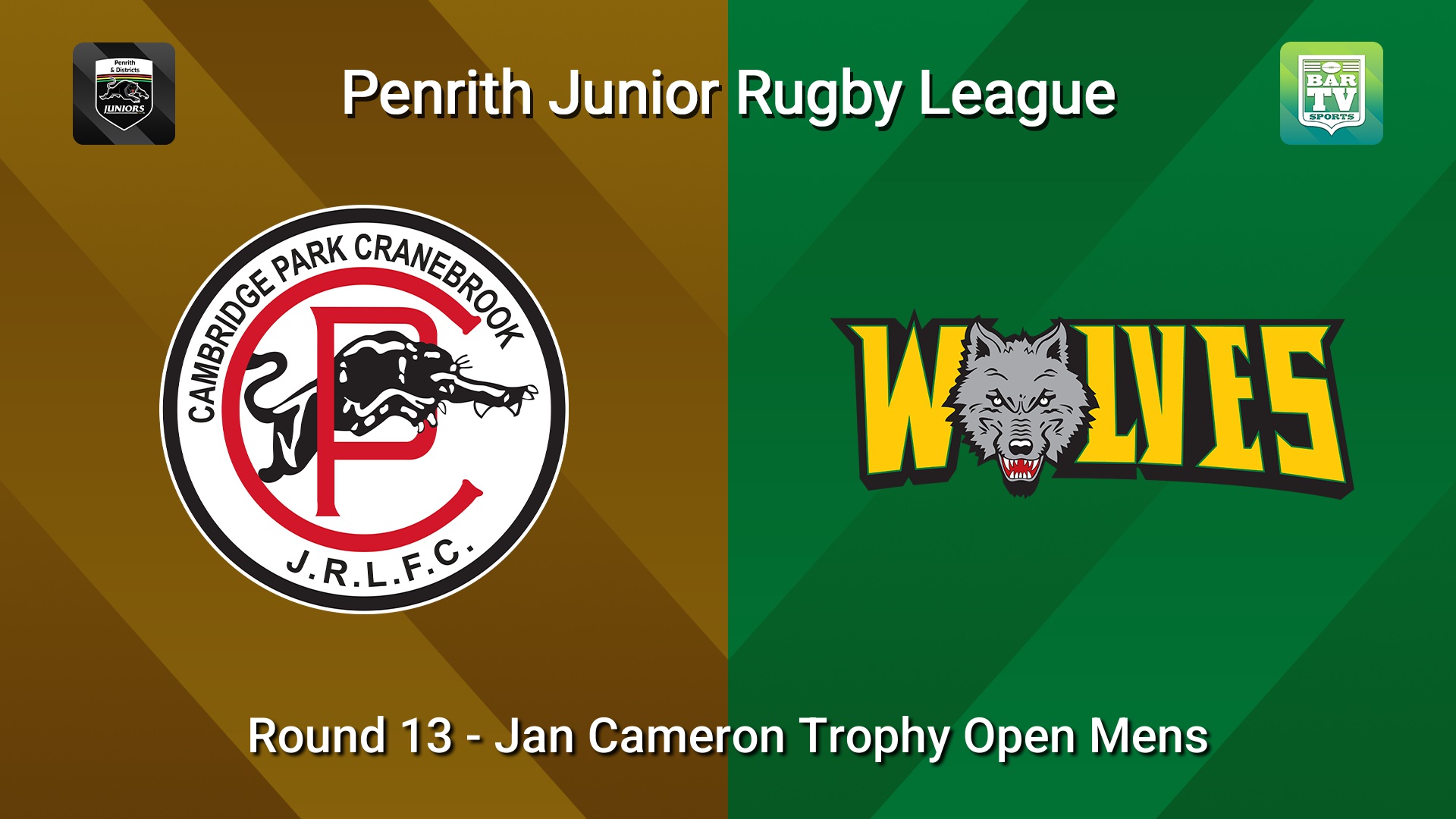 260726-video-Penrith & District Junior Rugby League Round 13 - Jan Cameron Trophy Open Mens - Cambridge Park v Windsor Wolves Slate Image