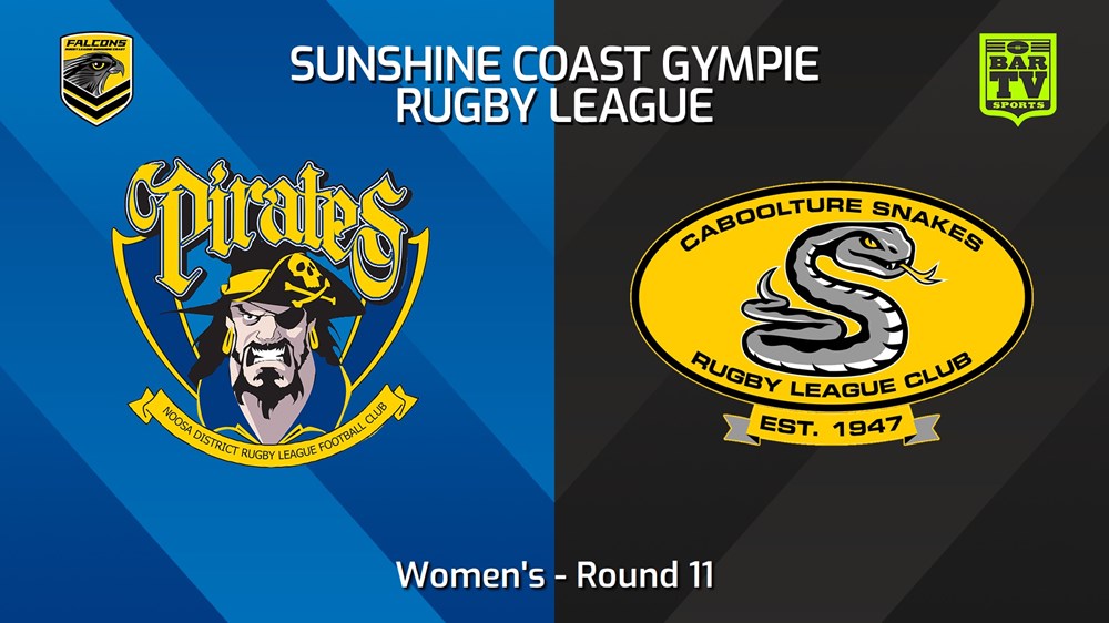 240608-video-Sunshine Coast RL Round 11 - Women's - Noosa Pirates v Caboolture Snakes Slate Image