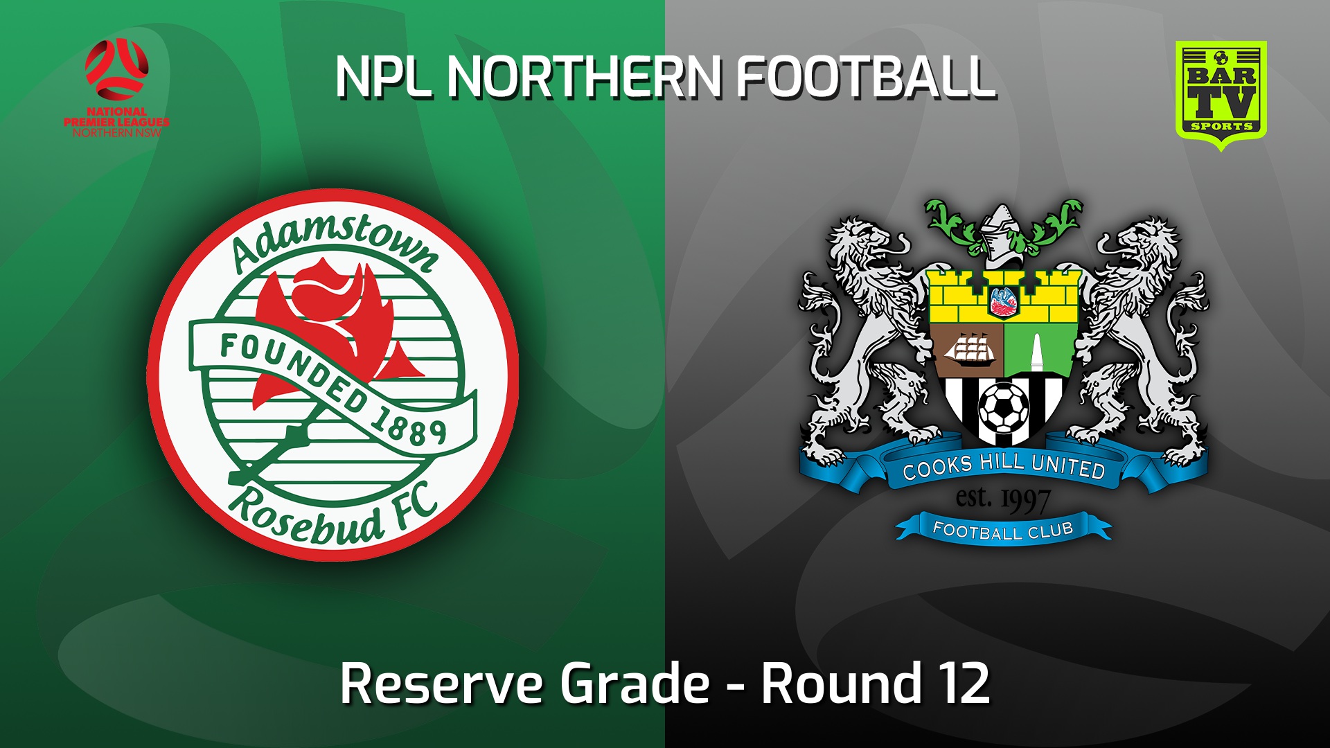 220528-NNSW NPLM Res Round 12 - Adamstown Rosebud FC Res v Cooks Hill United FC (Res) Slate Image