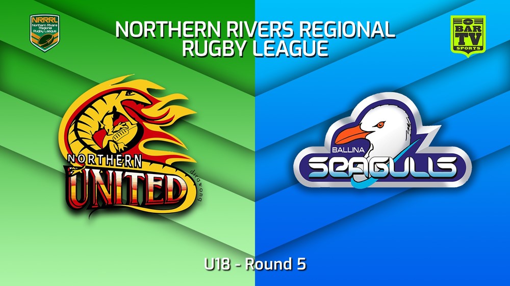 230513-Northern Rivers Round 5 - U18 - Northern United v Ballina Seagulls Slate Image