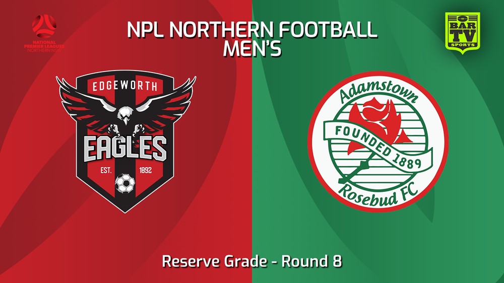 240529-video-NNSW NPLM Res Round 8 - Edgeworth Eagles Res v Adamstown Rosebud FC Res Minigame Slate Image