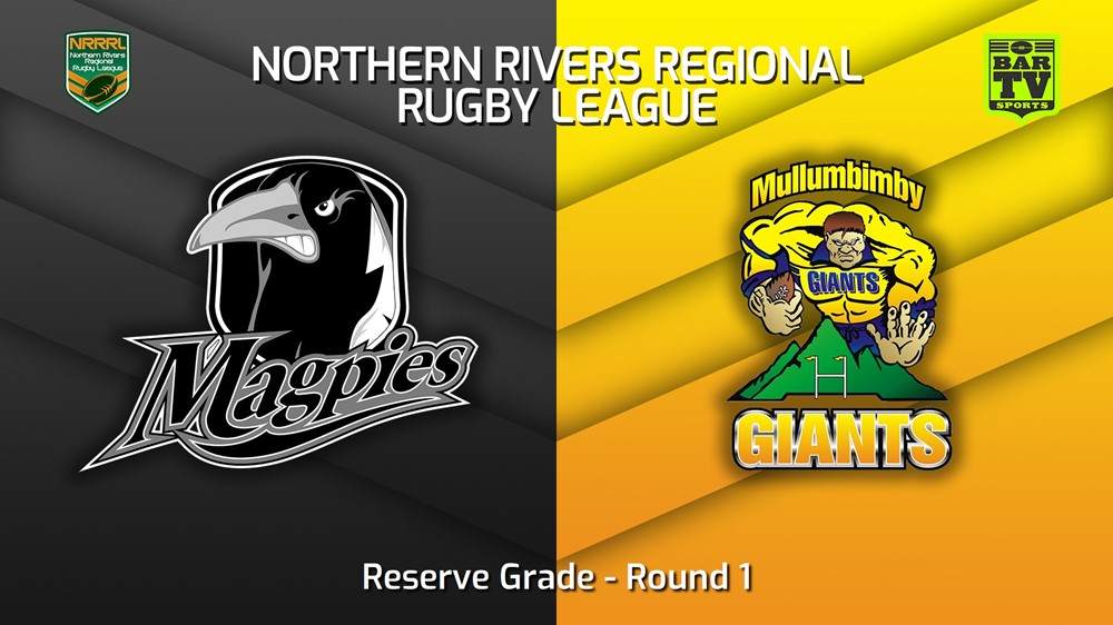 230415-Northern Rivers Round 1 - Reserve Grade - Lower Clarence Magpies v Mullumbimby Giants Slate Image