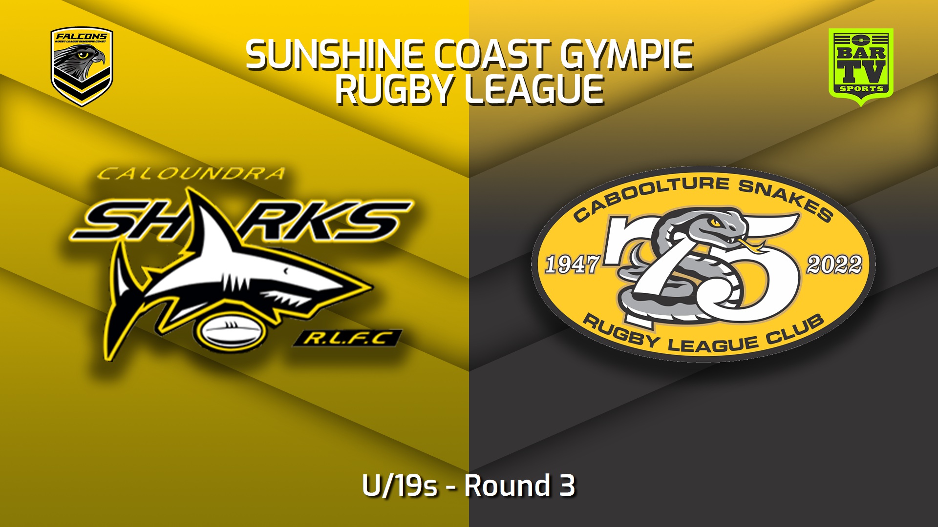 230415-Sunshine Coast RL Round 3 - U/19s - Caloundra Sharks v Caboolture Snakes Slate Image