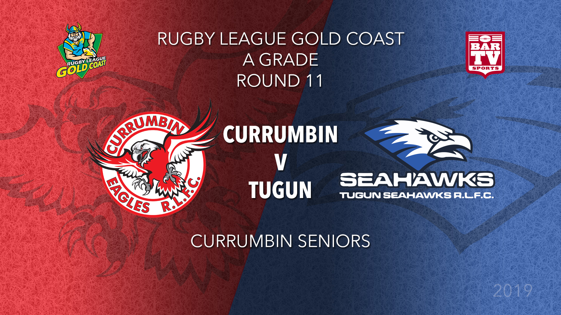 RLGC Round 11 - A Grade - Currumbin Eagles v Tugun Seahawks Slate Image