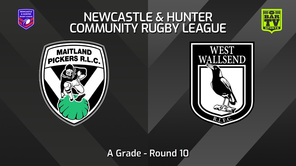 240622-video-NHRL Round 10 - A Grade - Maitland Pickers v West Wallsend Magpies Slate Image