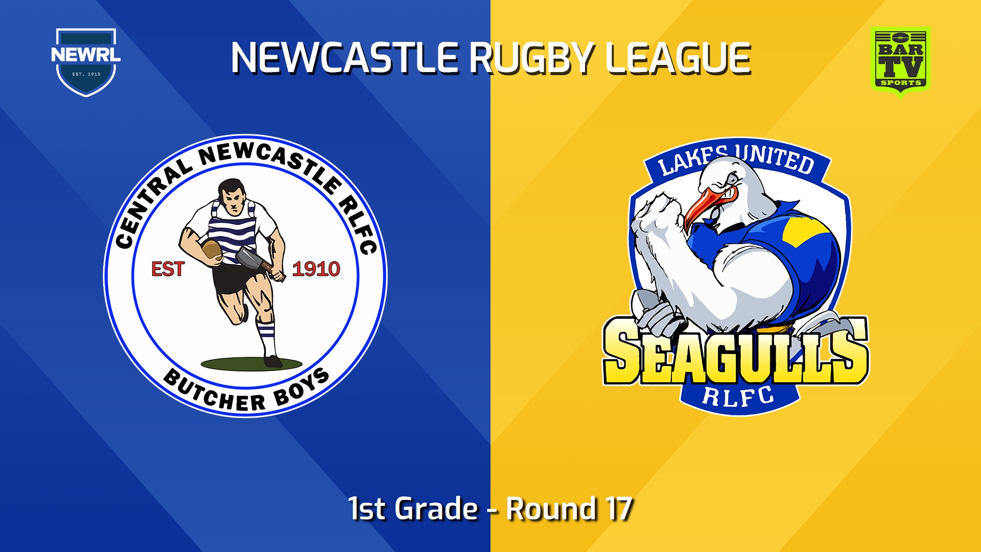 240817-video-Newcastle RL Round 17 - 1st Grade - Central Newcastle Butcher Boys v Lakes United Seagulls Slate Image