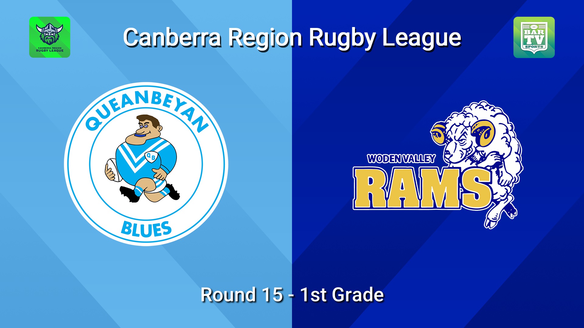 260801-video-Canberra Round 15 - 1st Grade - Queanbeyan Blues v Woden Valley Rams Slate Image
