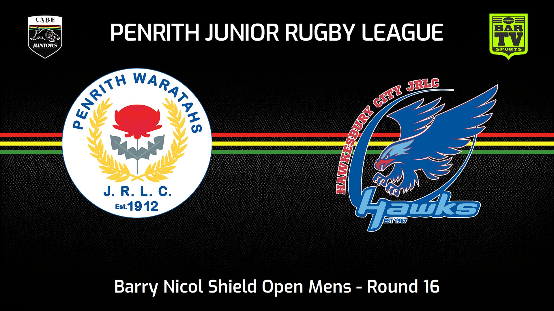 240811-video-Penrith & District Junior Rugby League Round 16 - Barry Nicol Shield Open Mens - Penrith Waratahs v Hawkesbury City Slate Image