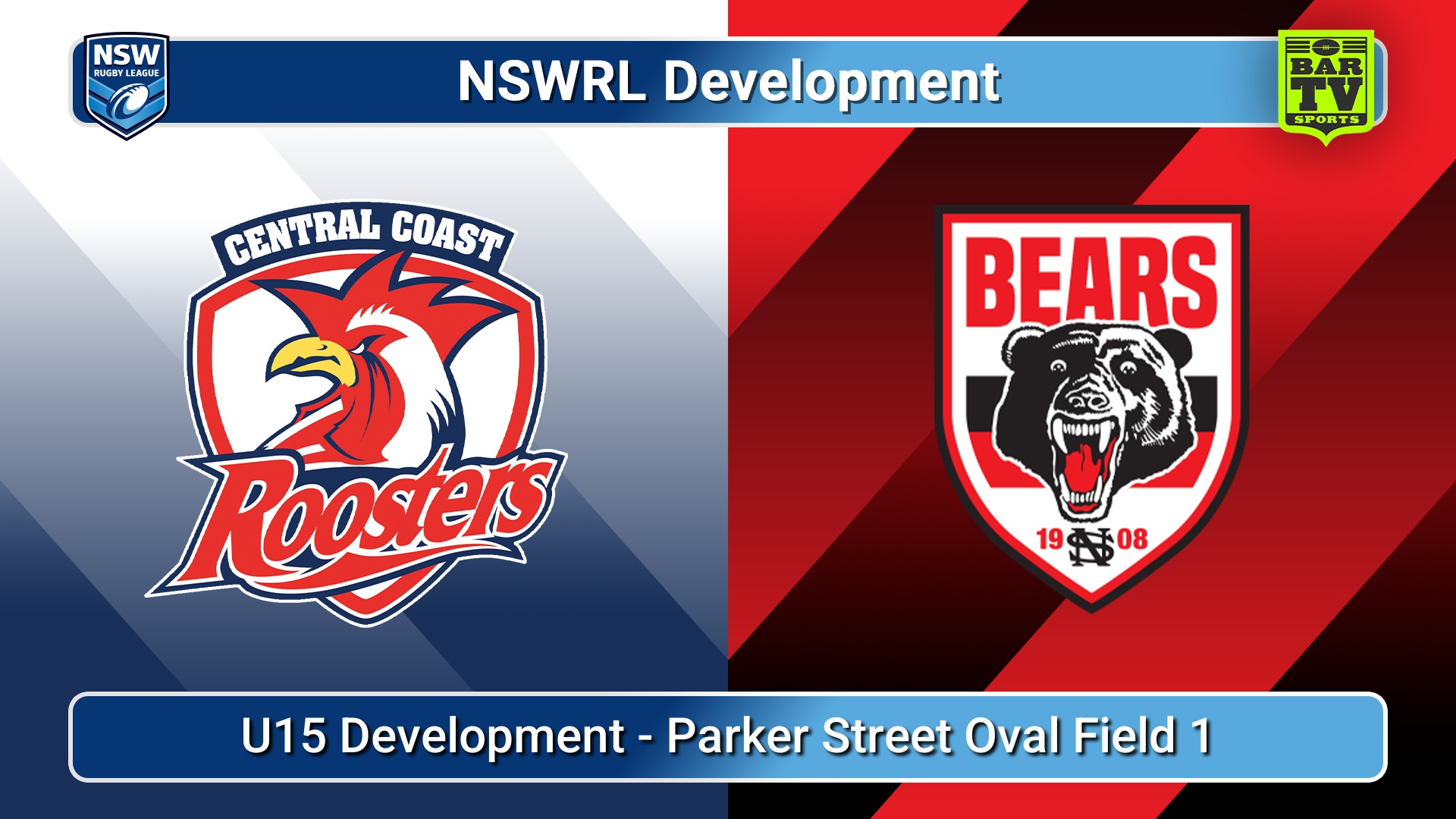 260716-video-NSWRL Development Game 45 - U15 Development - Central Coast Roosters v North Sydney Bears Slate Image