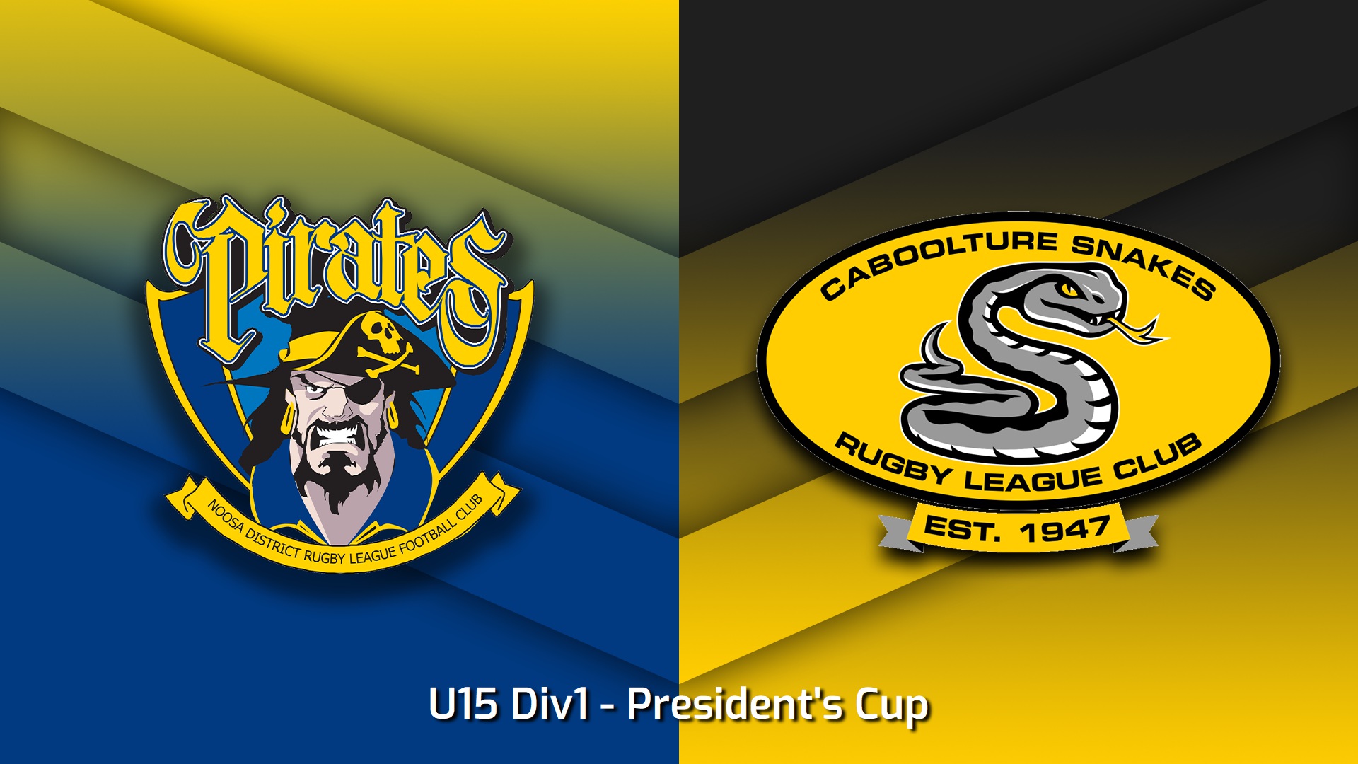 230603-Sunshine Coast Junior Rugby League President's Cup - U15 Div1 - Noosa Pirates v Caboolture Snakes Slate Image