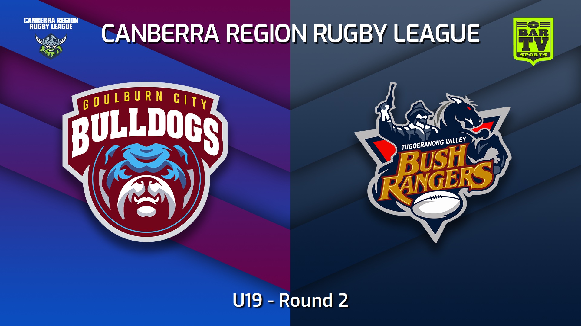 230422-Canberra Round 2 - U19 - Goulburn City Bulldogs v Tuggeranong Bushrangers Slate Image