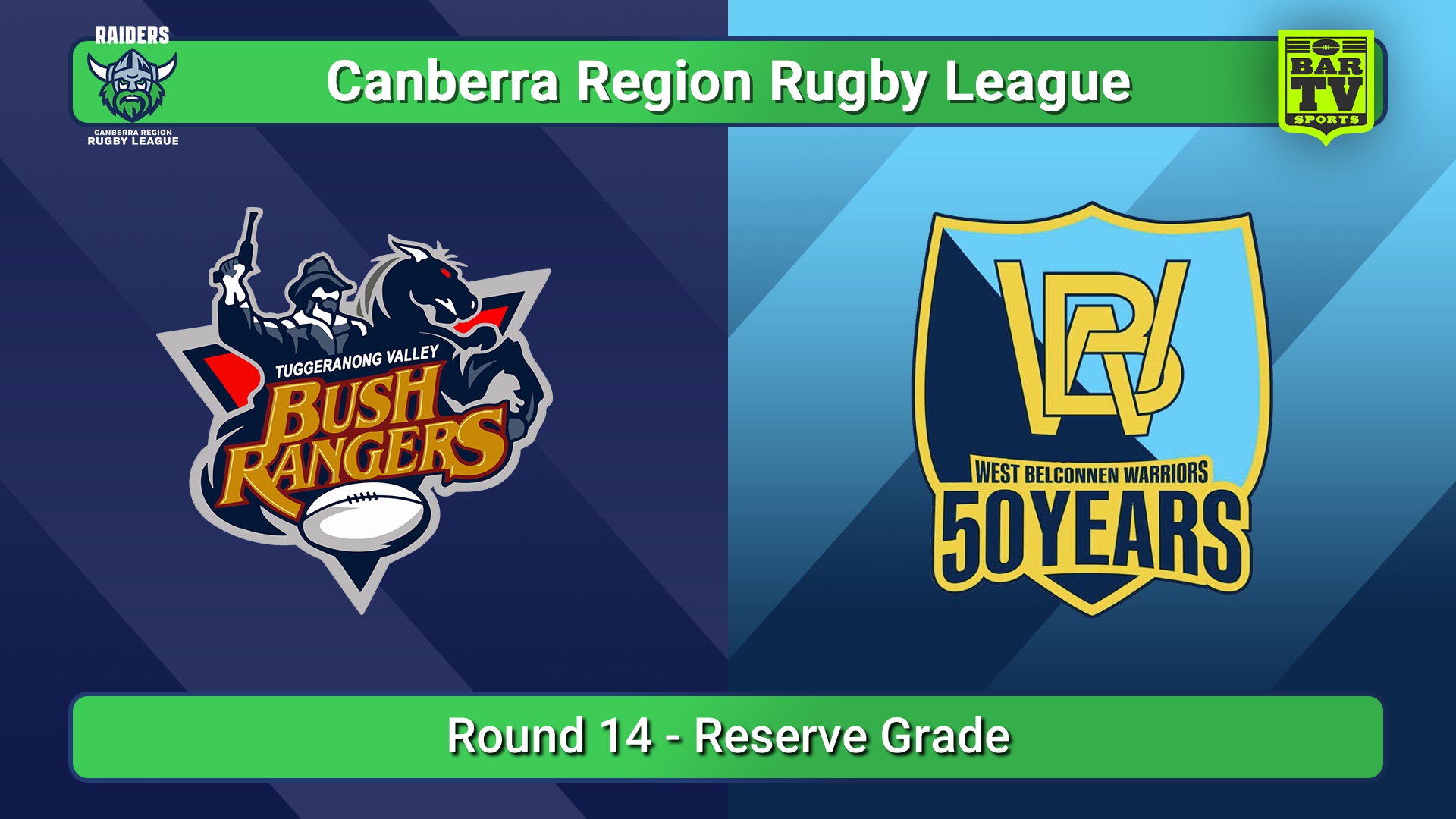 250719-video-Canberra Round 14 - Reserve Grade - Tuggeranong Bushrangers v West Belconnen Warriors Slate Image