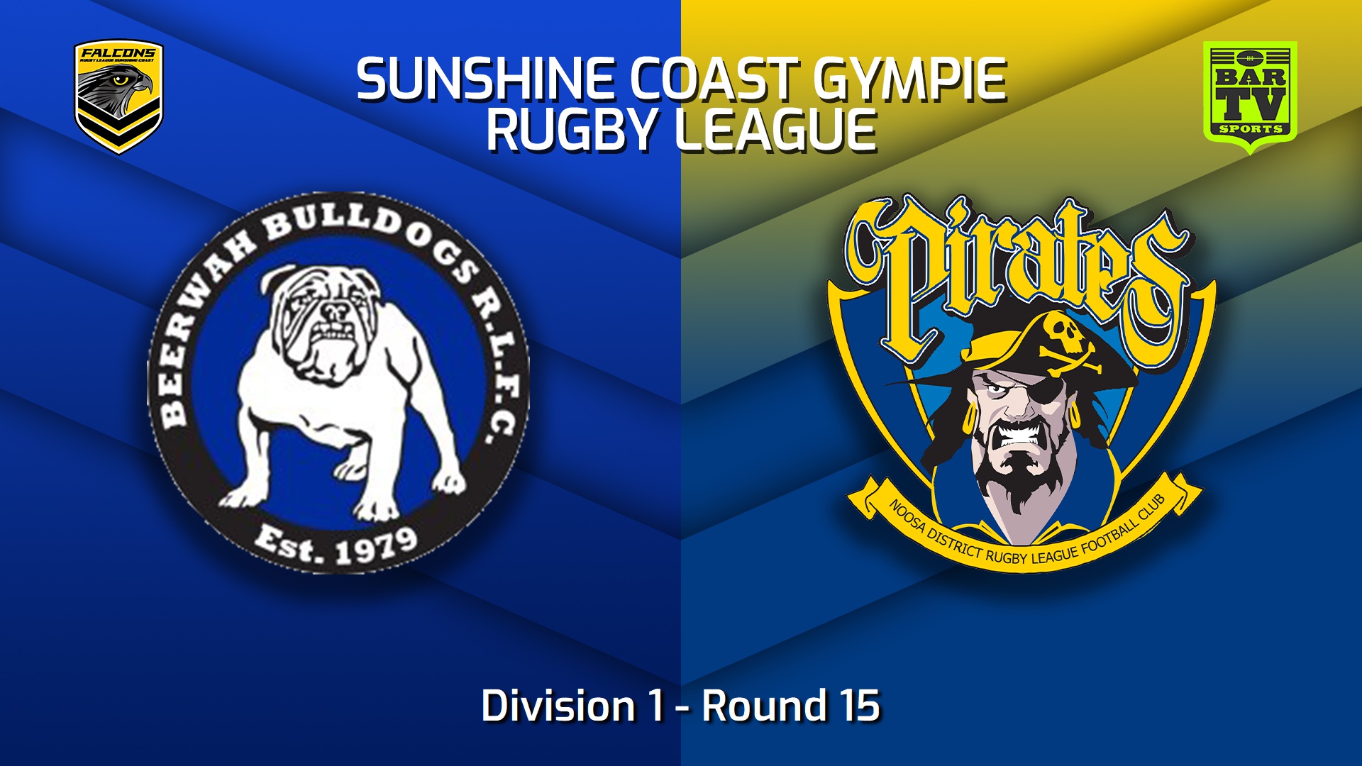220730-Sunshine Coast RL Round 15 - Division 1 - Beerwah Bulldogs v Noosa Pirates Slate Image