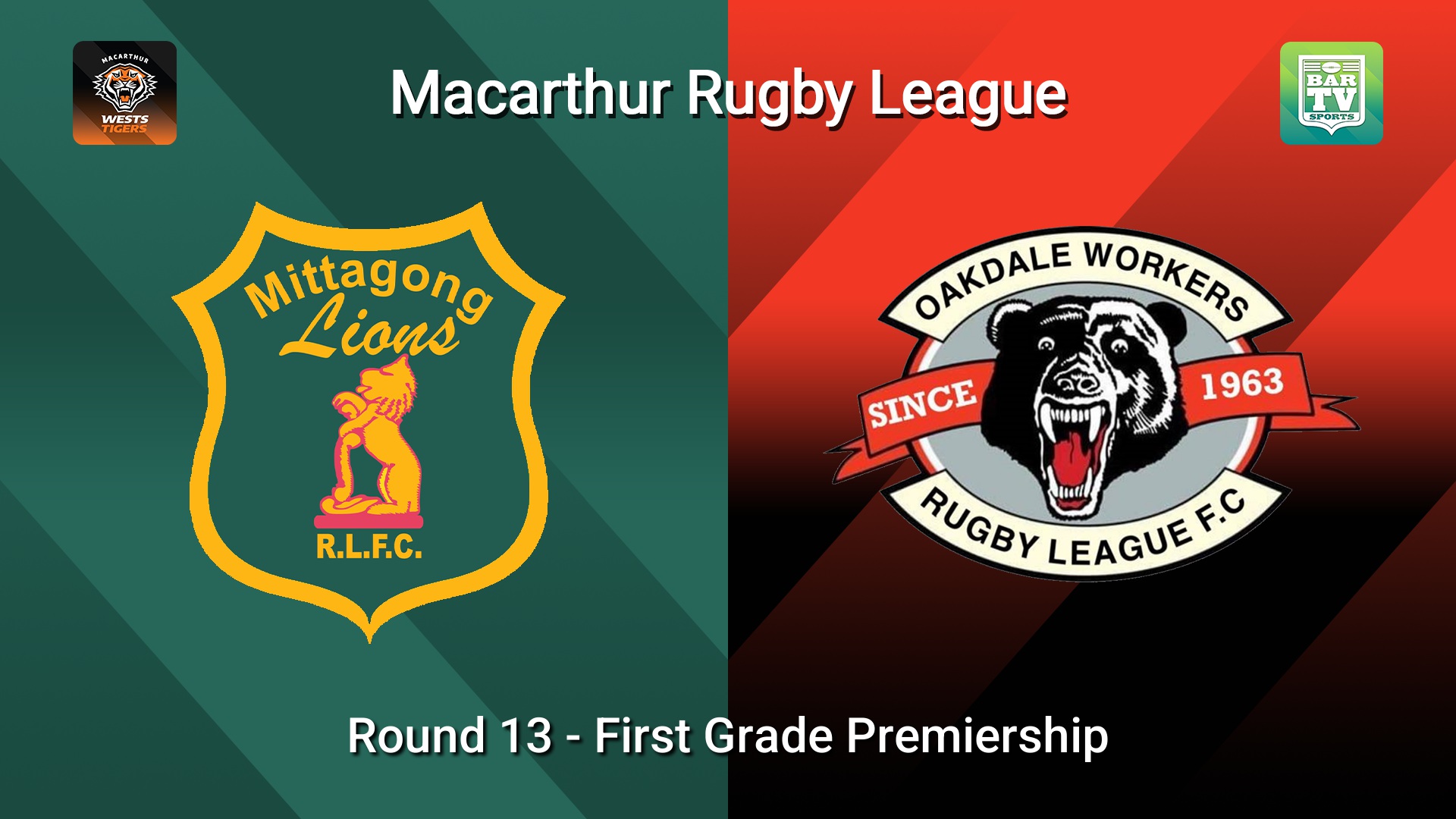 260726-video-Macarthur RL Round 13 - First Grade Premiership - Mittagong Lions v Oakdale Workers Bears Slate Image