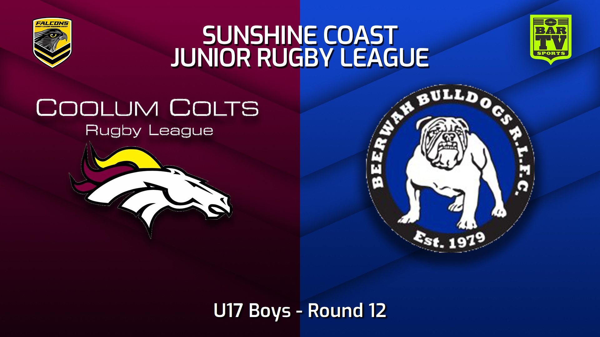 230715-Sunshine Coast Junior Rugby League Round 12 - U17 Boys - Coolum Colts JRL v Beerwah Bulldogs JRL Slate Image