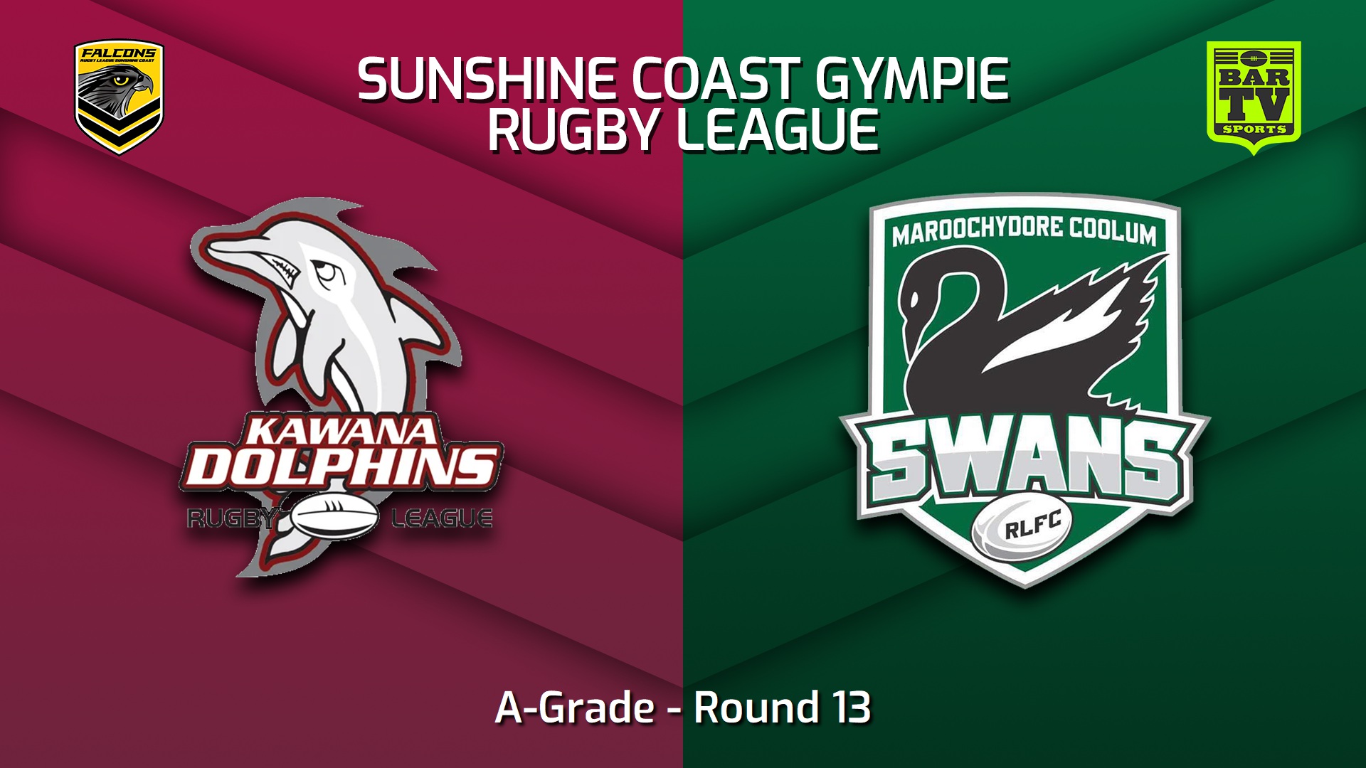 230715-Sunshine Coast RL Round 13 - A-Grade - Kawana Dolphins v Maroochydore Swans Slate Image