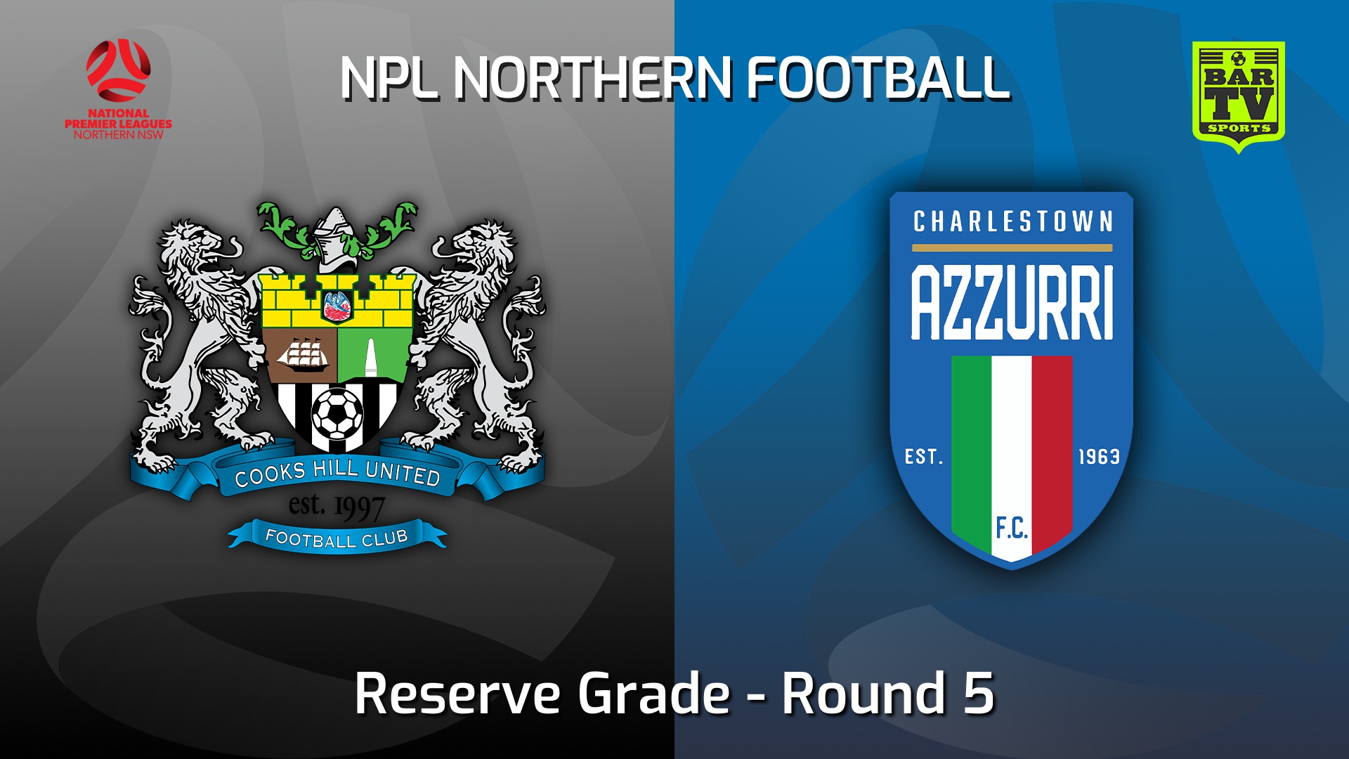 220511-NNSW NPLM Res Round 5 - Cooks Hill United FC (Res) v Charlestown Azzurri FC Res (1) Slate Image