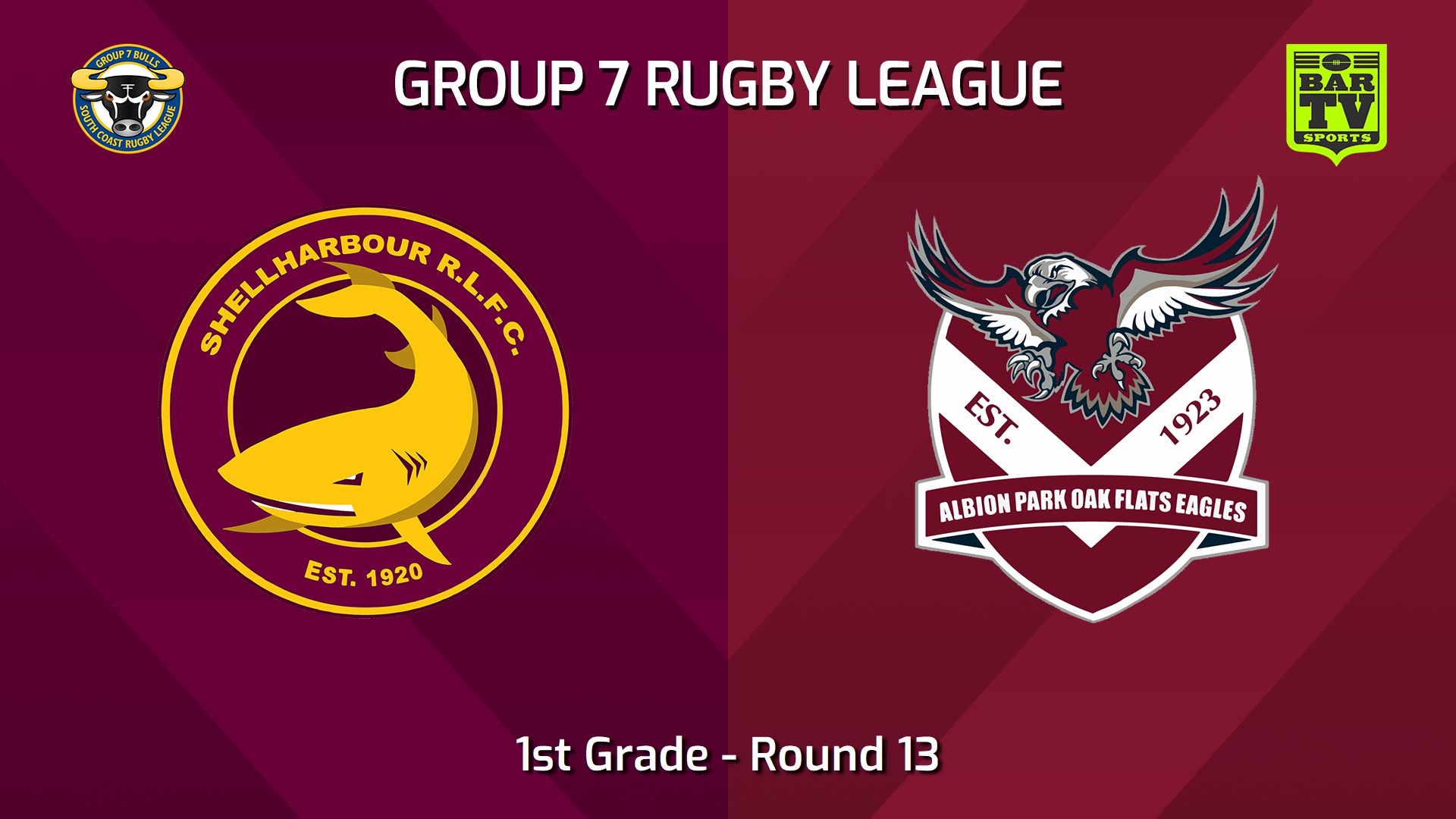 240707-video-South Coast Round 13 - 1st Grade - Shellharbour Sharks v Albion Park Oak Flats Eagles Slate Image