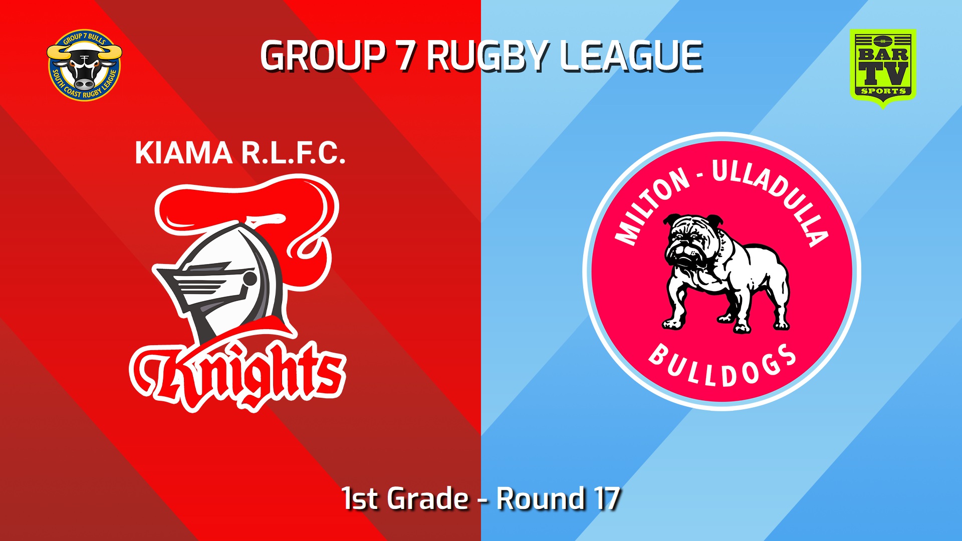 240811-video-South Coast Round 17 - 1st Grade - Kiama Knights v Milton-Ulladulla Bulldogs Slate Image