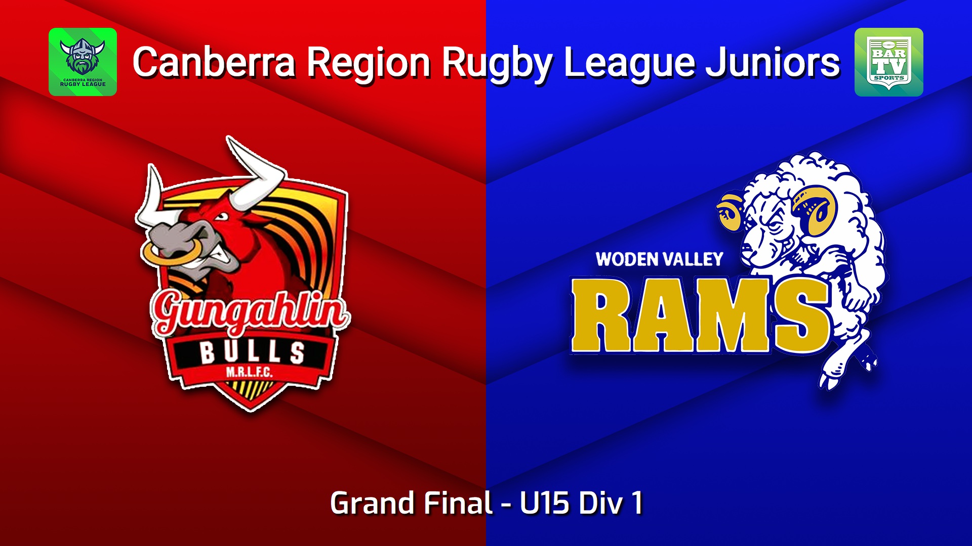 260913-video-Canberra Region Rugby League Juniors Grand Final - U15 Div 1 - Gungahlin Bulls Juniors v Woden Valley Rams Juniors Minigame Slate Image