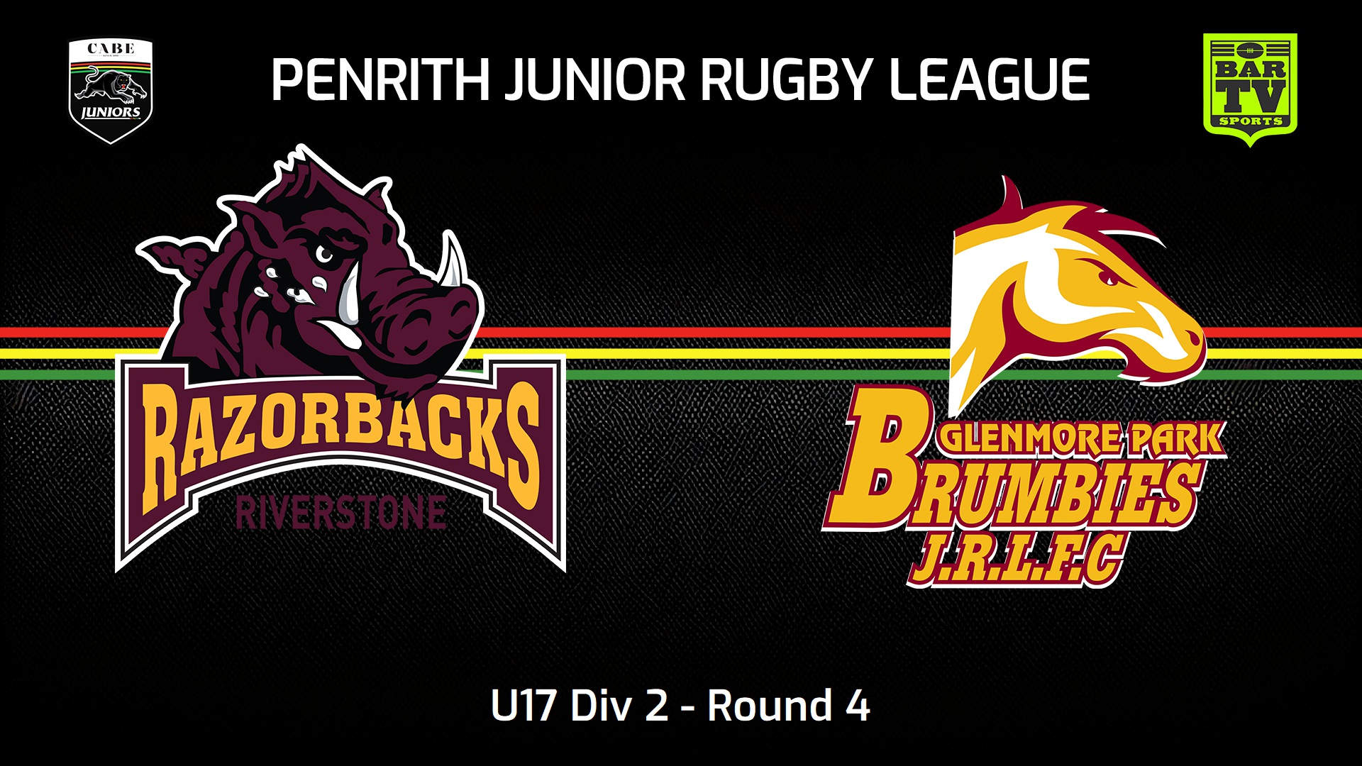 240505-video-Penrith & District Junior Rugby League Round 4 - U17 Div 2 - Riverstone Razorbacks v Glenmore Park Brumbies Slate Image