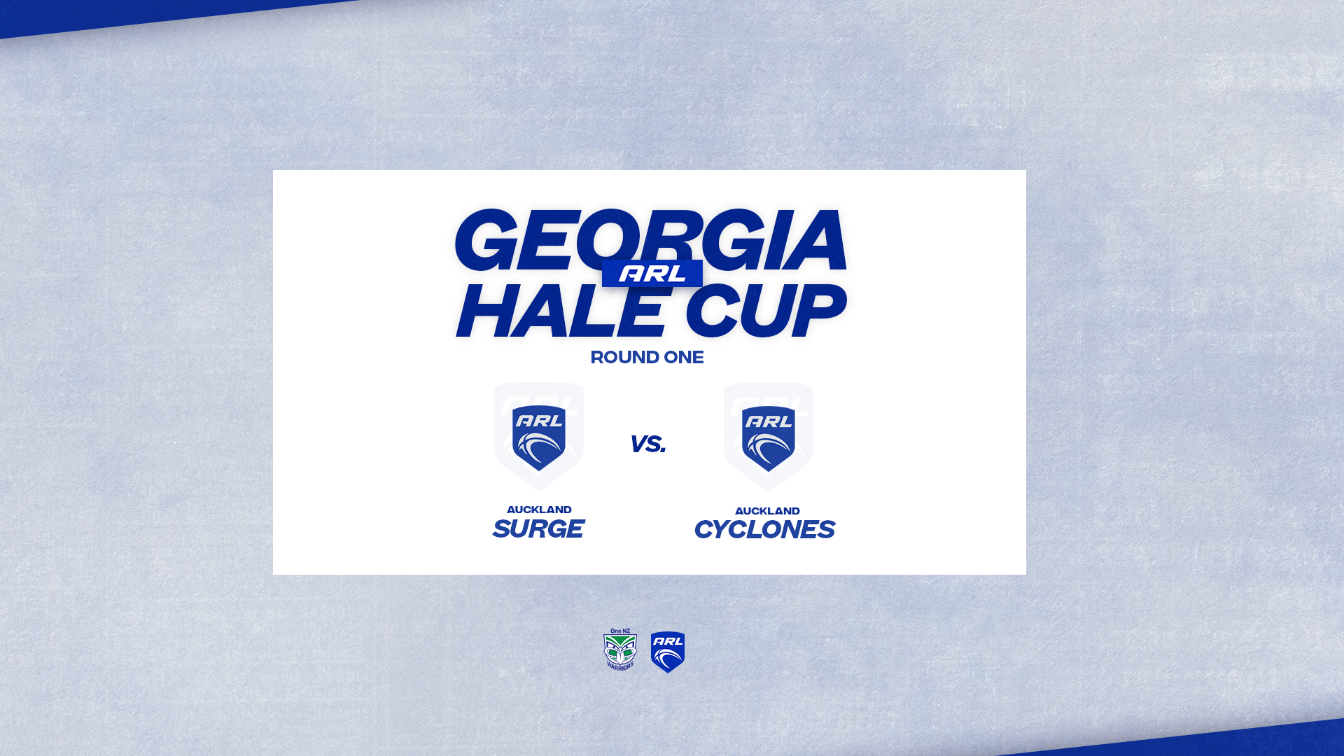 260131-video-ARL Pathways ROUND 1 - Georgia Hale Cup - Surge v Cyclones Slate Image