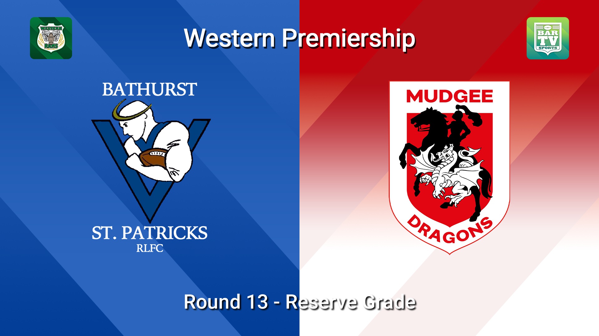 260726-video-Western Premiership Round 13 - Reserve Grade - Bathurst St. Pats v Mudgee Dragons Slate Image