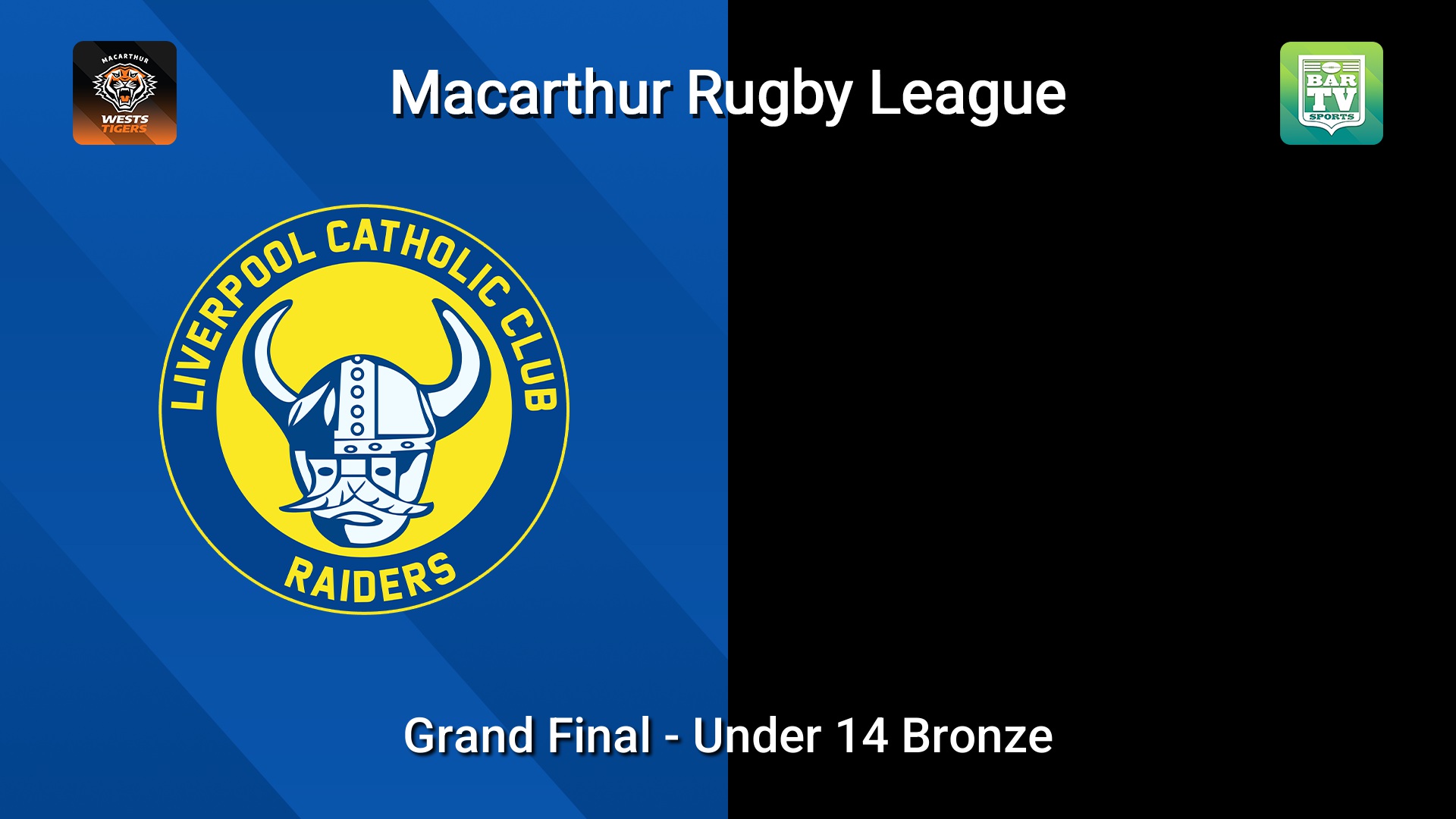 260906-video-Macarthur RL Grand Final - Under 14 Bronze - Liverpool Catholic Club Raiders v Bargo Bunnies Slate Image