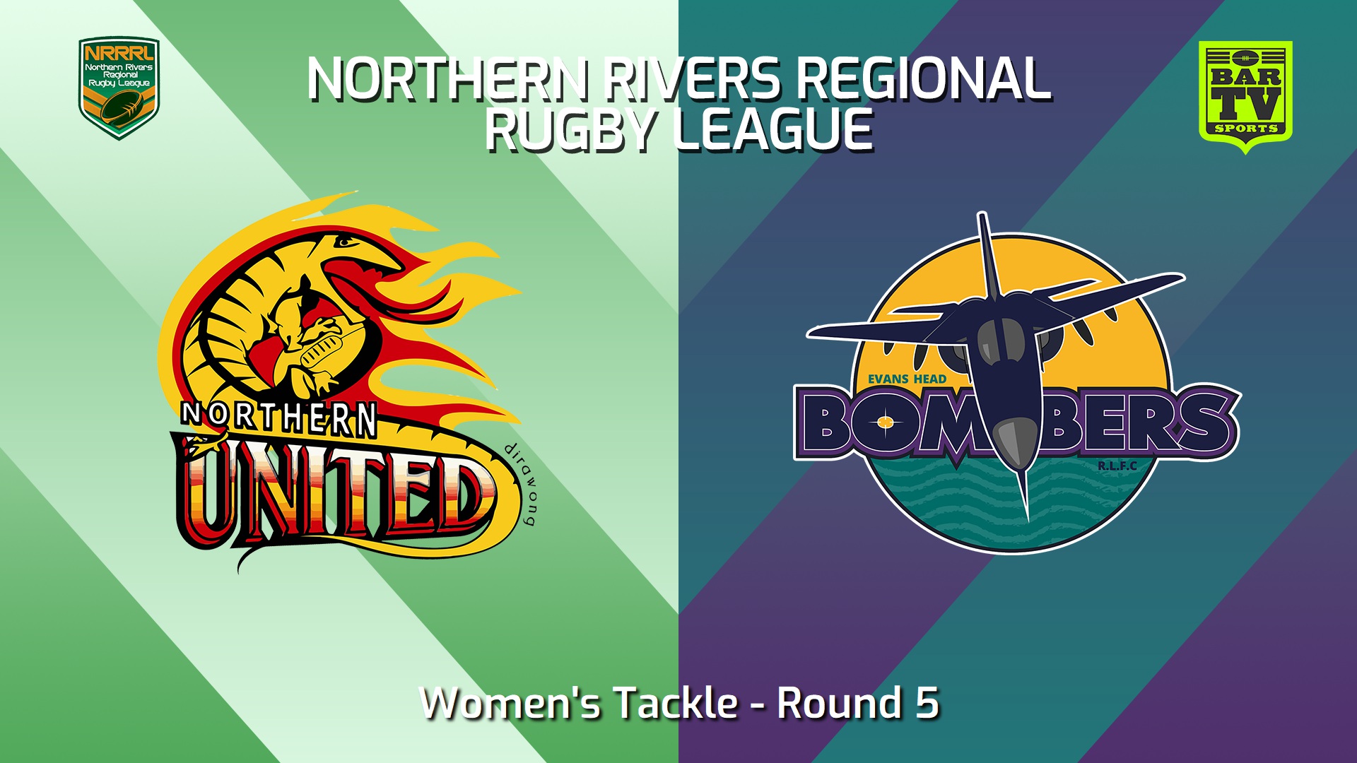 240811-video-Northern Rivers Round 5 - Women's Tackle - Northern United v Evans Head Bombers Slate Image
