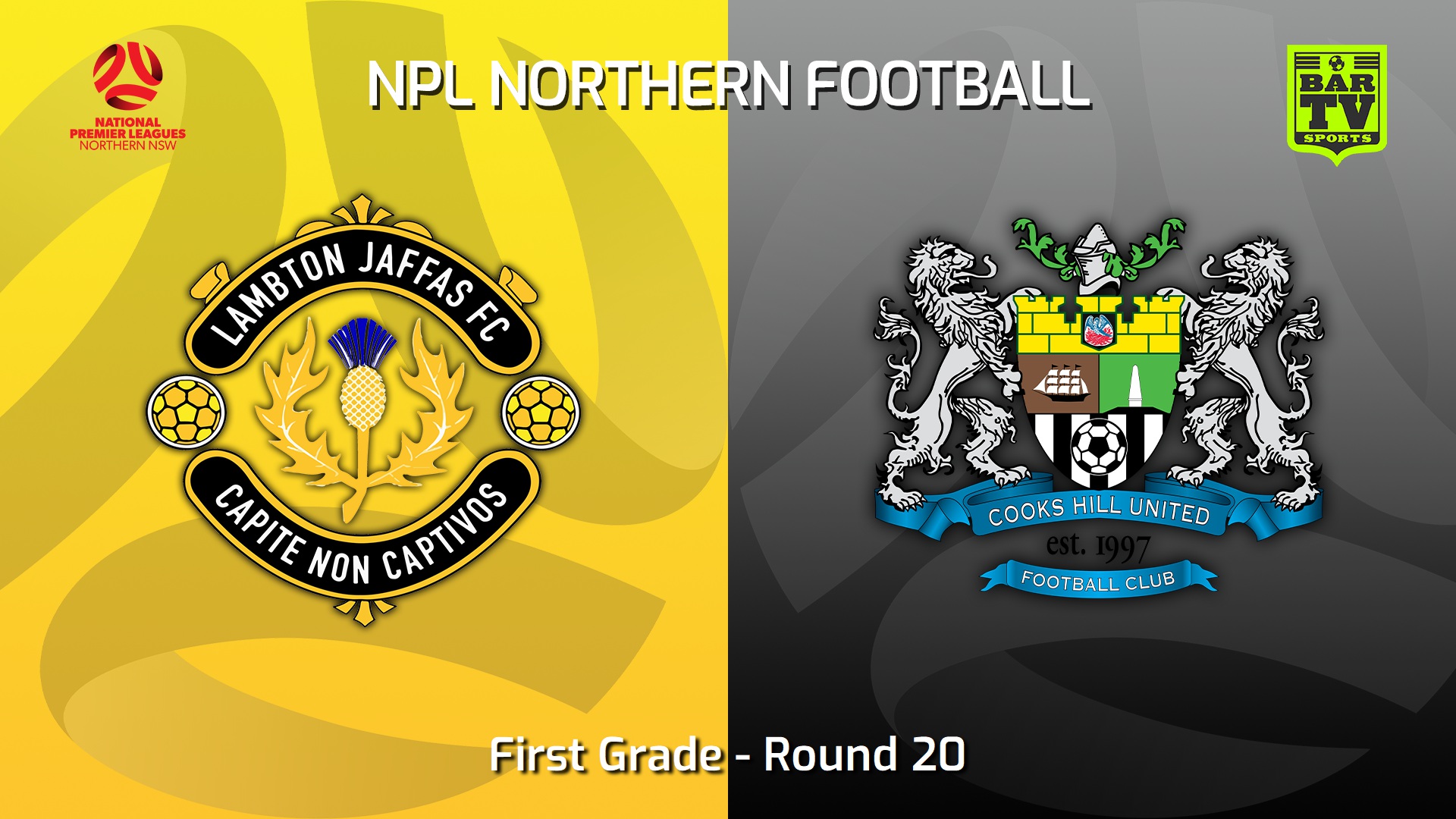 220803-NNSW NPLM Round 20 - Lambton Jaffas FC v Cooks Hill United FC Slate Image