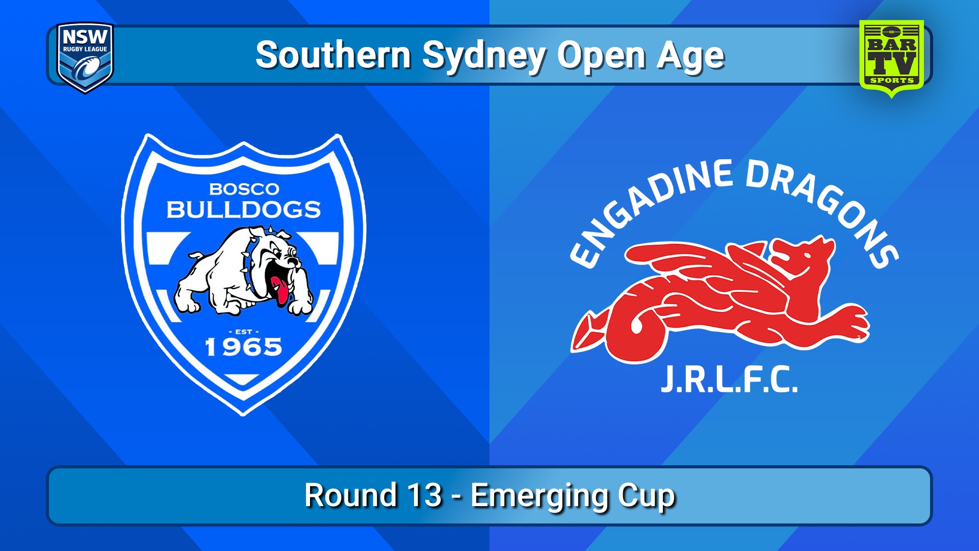 250712-video-S. Sydney Open Round 13 - Emerging Cup - St John Bosco Bulldogs v Engadine Dragons Slate Image