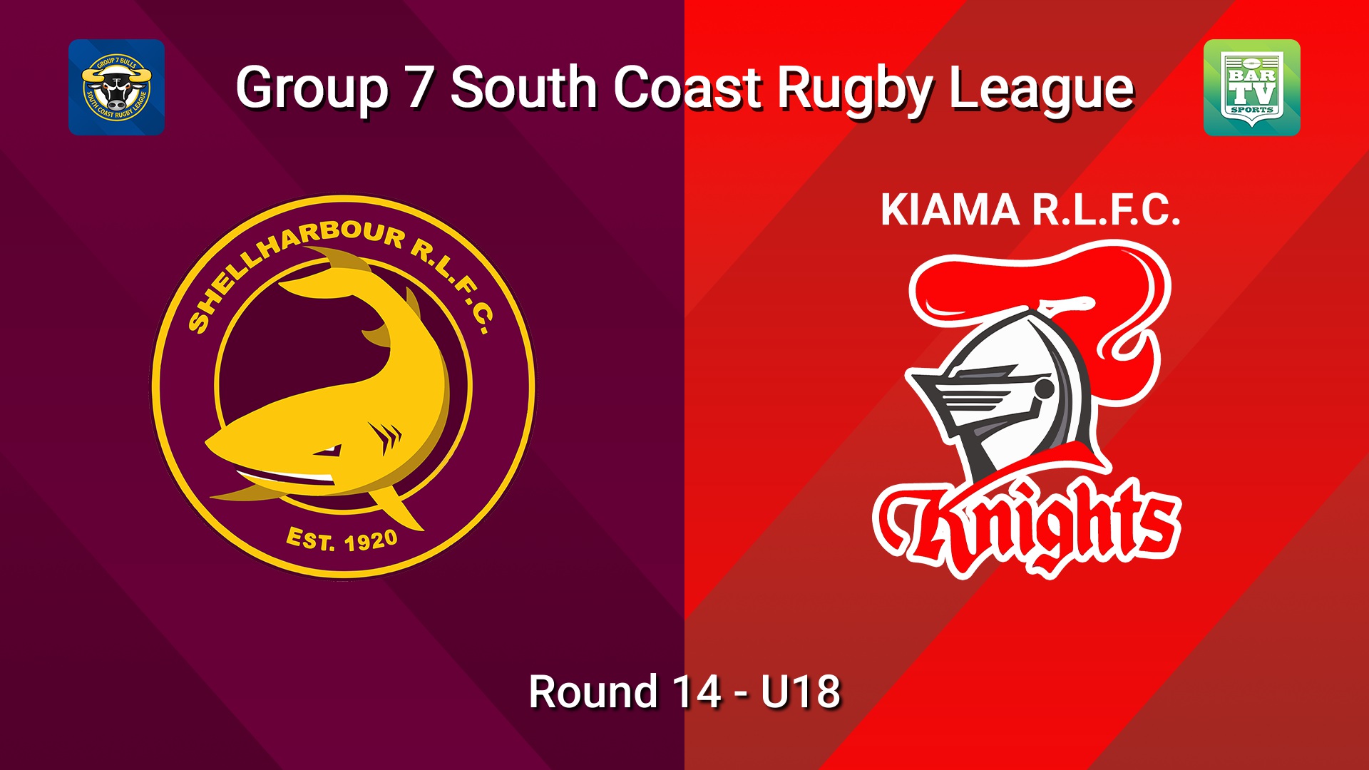 260802-video-South Coast Round 14 - U18 - Shellharbour Sharks v Kiama Knights Slate Image