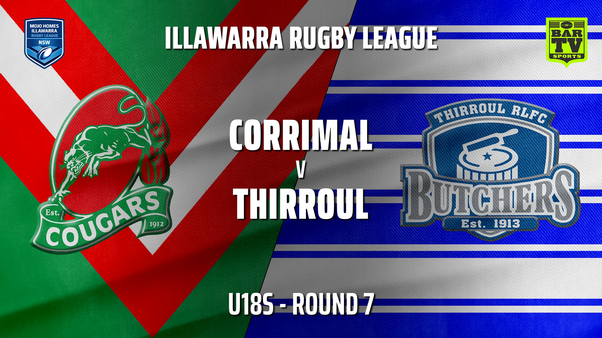 210529-IRL Round 7 - U18s - Corrimal Cougars v Thirroul Butchers Slate Image