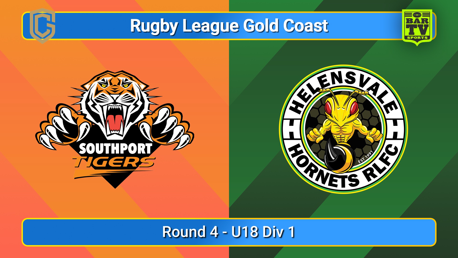 250511-video-Gold Coast Round 4 - U18 Div 1 - Southport Tigers v Helensvale Hornets Slate Image